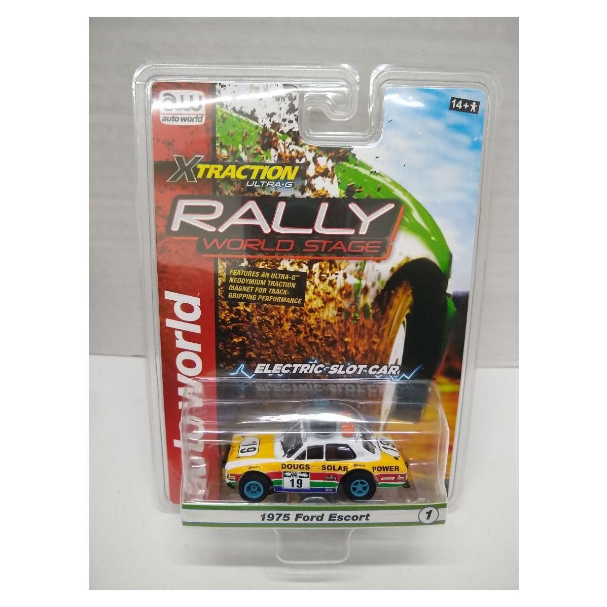Coche de Slot Eléctrico Auto World SC393-1B 1975 Escort HO
