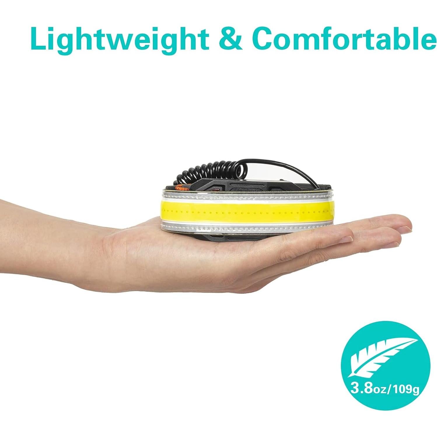 Linternas Frontales Recargables SEVENKA - 2 Unidades LED 1200mAh