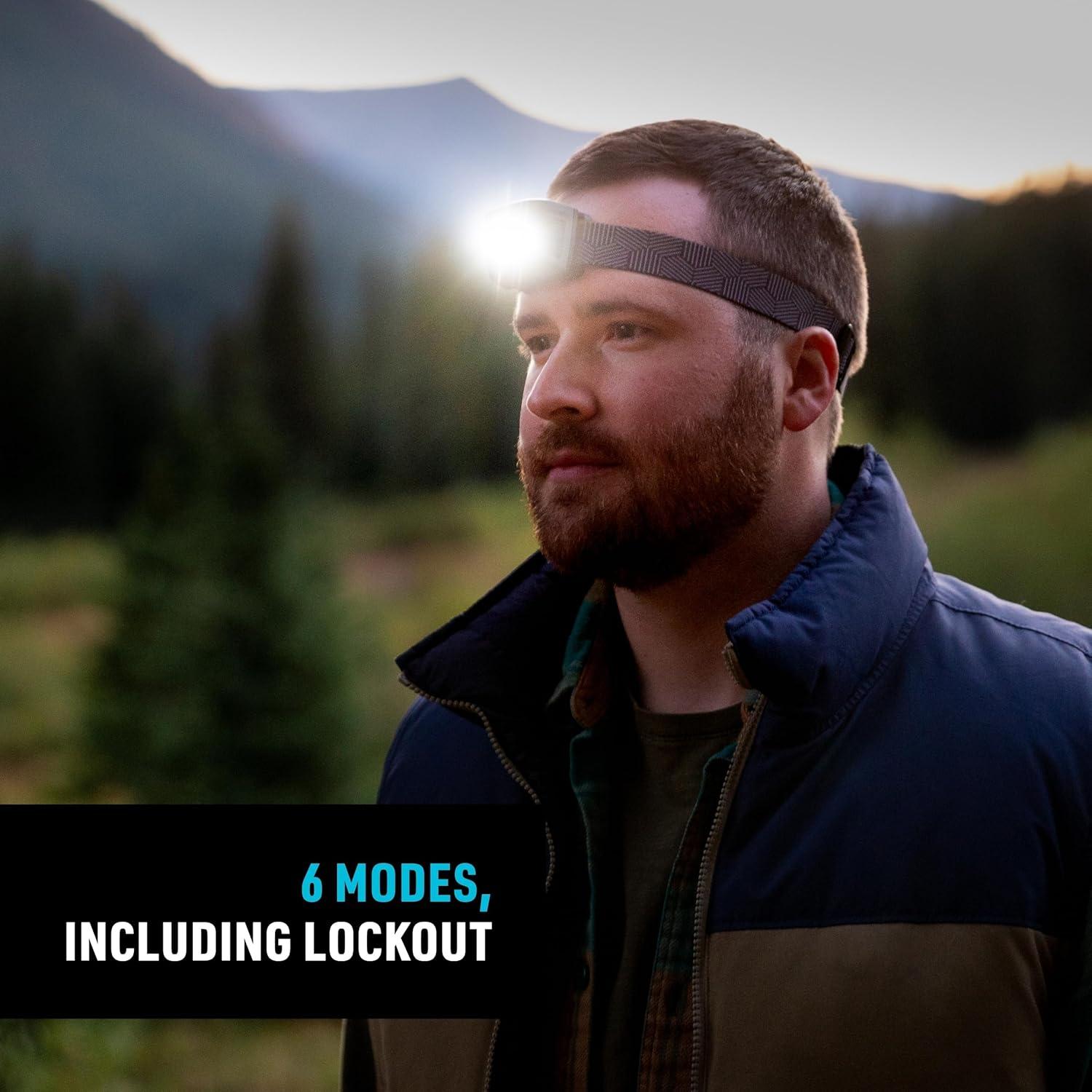 Linterna Frontal Nite Ize RH1 Recargable 600 Lúmenes IPX4