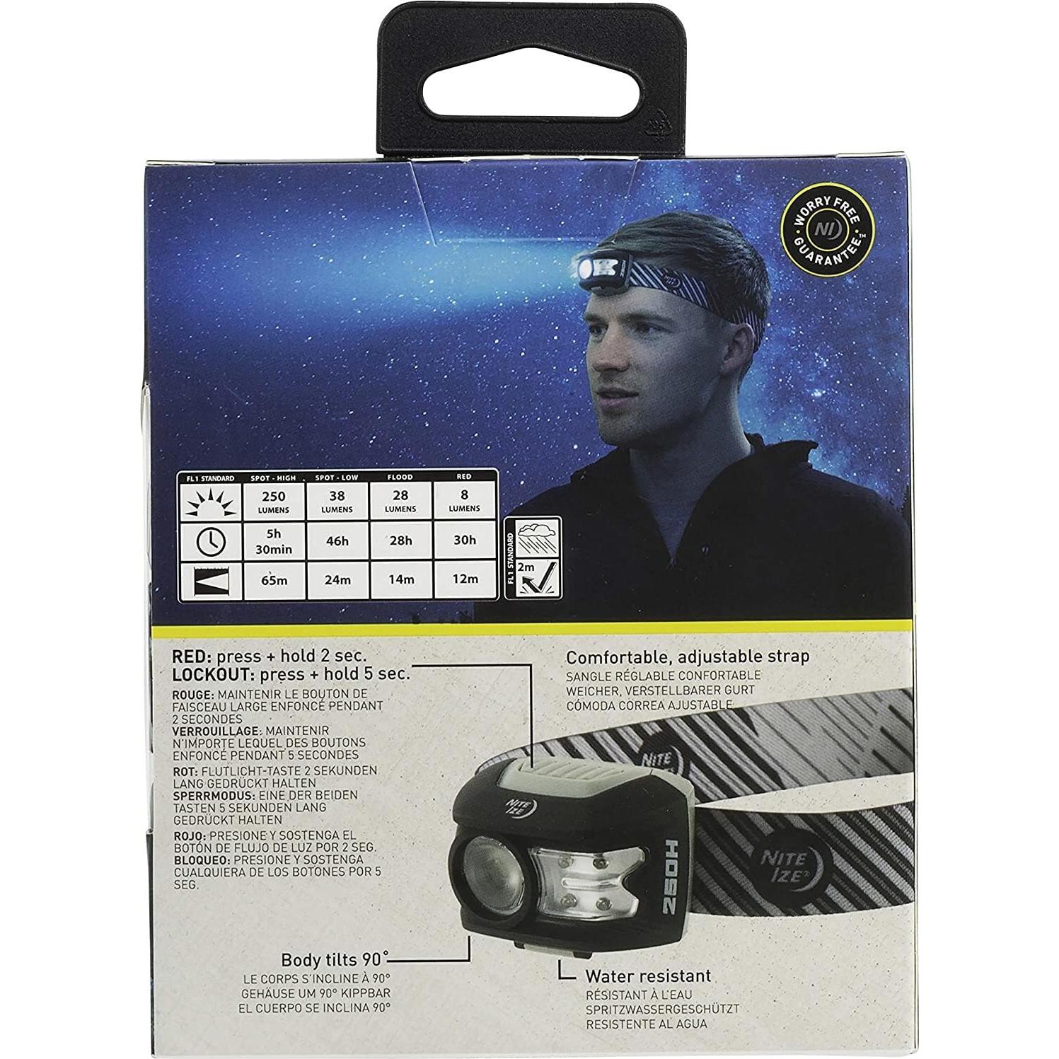Linterna Frontal LED Nite Ize Radiant 250 Lúmenes IPX4