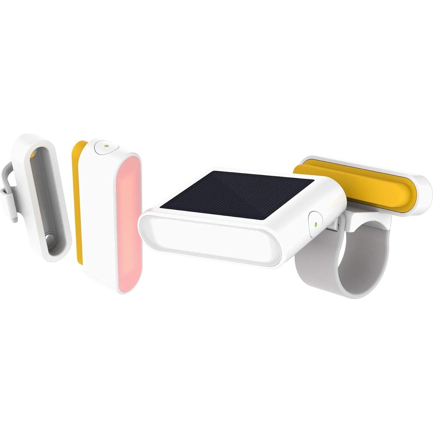 Conjunto de Luces de Bicicleta BioLite Luci | Faro 100 Lúmenes | Luz Trasera 40 Lúmenes RGB | Recargable Solar y USB | Impermeable IPX4