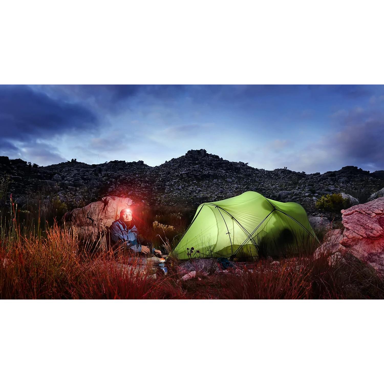 Linterna Frontal LED 180 Lumen Performance Tool W2374 Roja