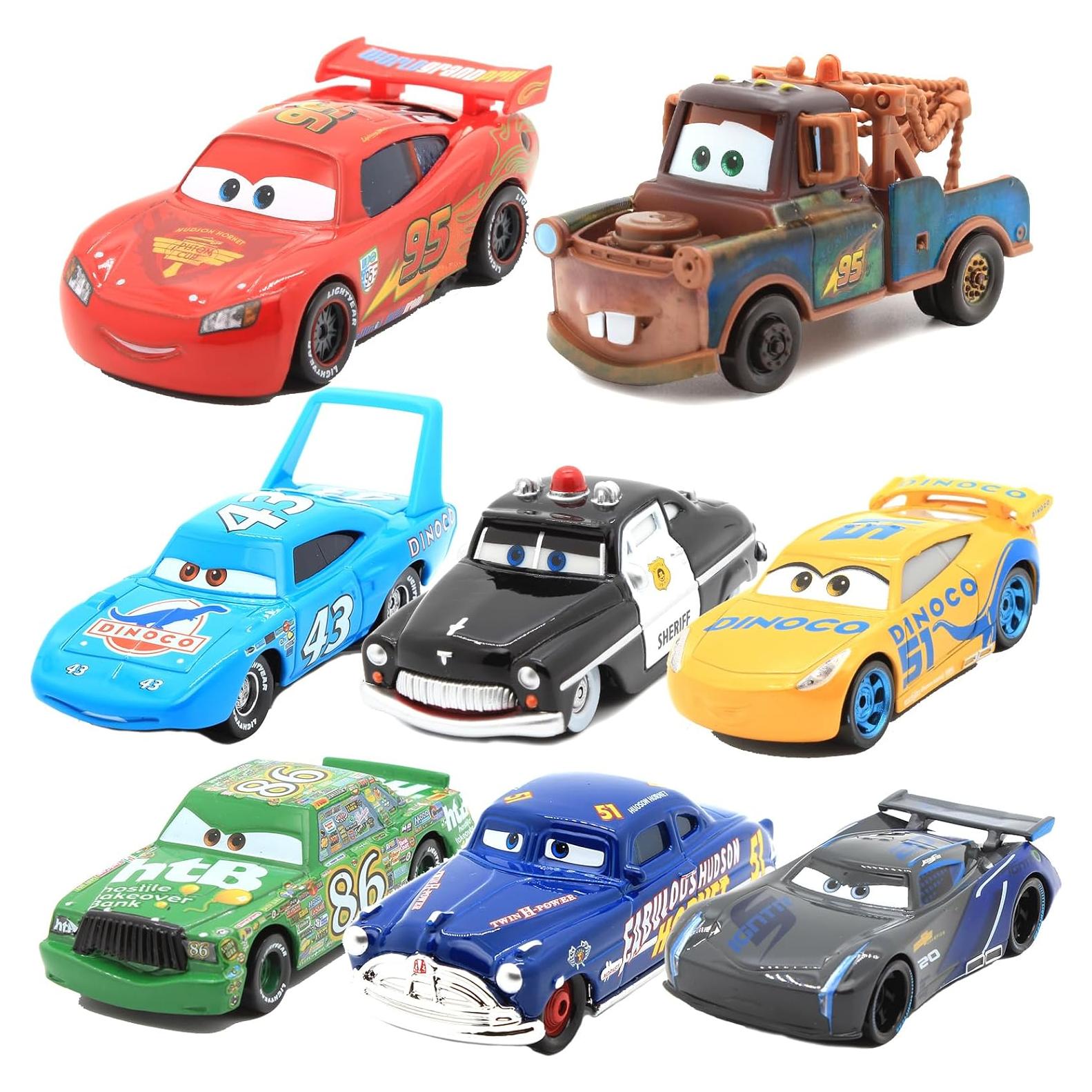 Set de 8 Coches de Juguete IYZEVK 1:55 para Niños