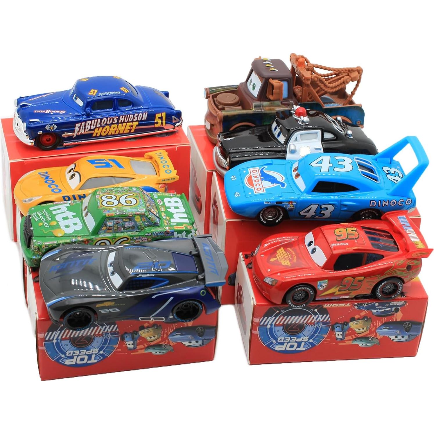Set de 8 Coches de Juguete IYZEVK 1:55 para Niños
