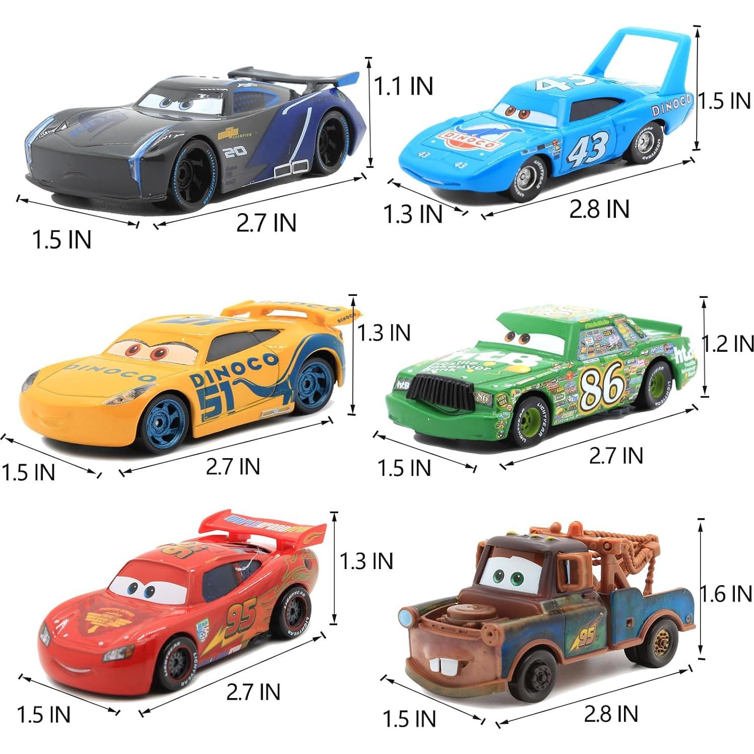 Set de 8 Coches de Juguete IYZEVK 1:55 para Niños