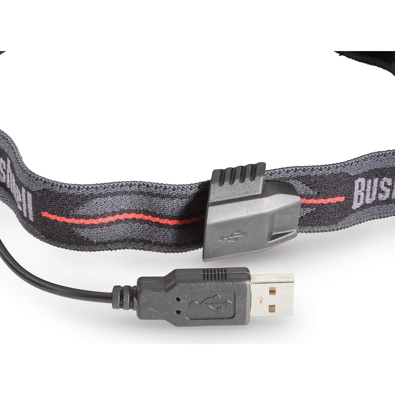 Linterna Frontal Recargable 400 Lúmenes Bushnell