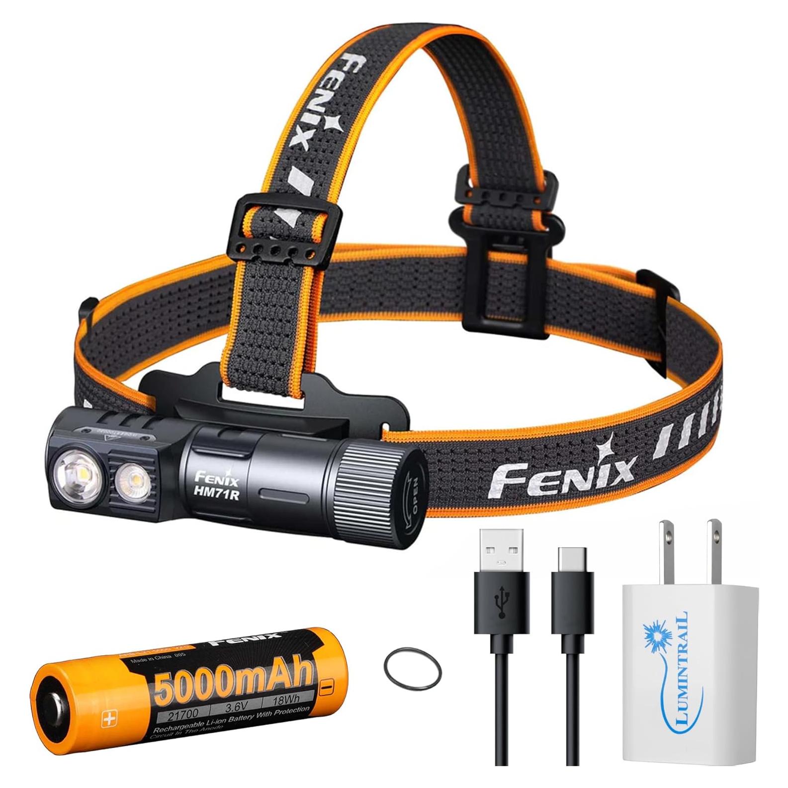 Linterna Frontal Fenix HM71R 2700 Lúmenes Recargable USB