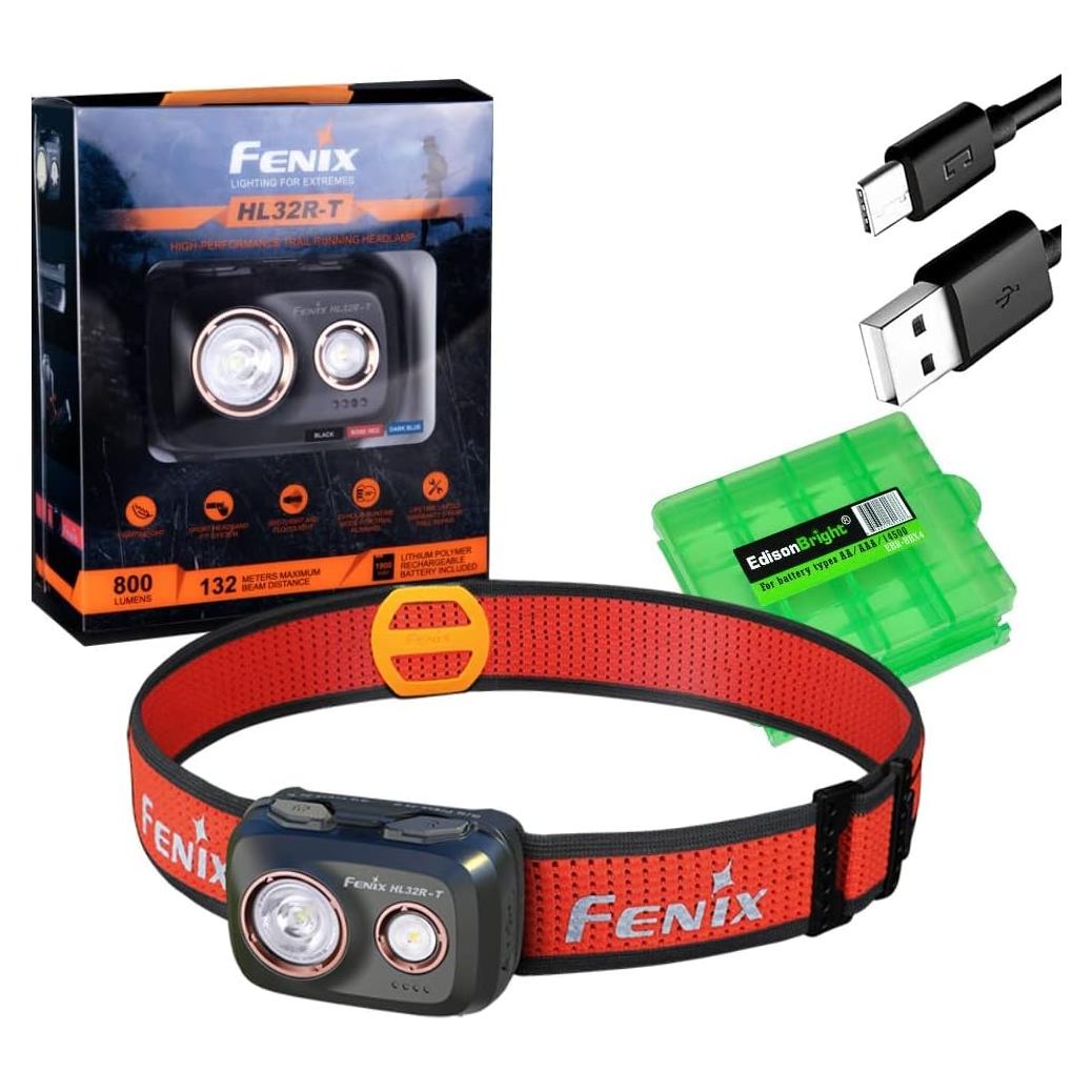 Linterna recargable Fenix HL32R-T 800 Lúmenes para correr