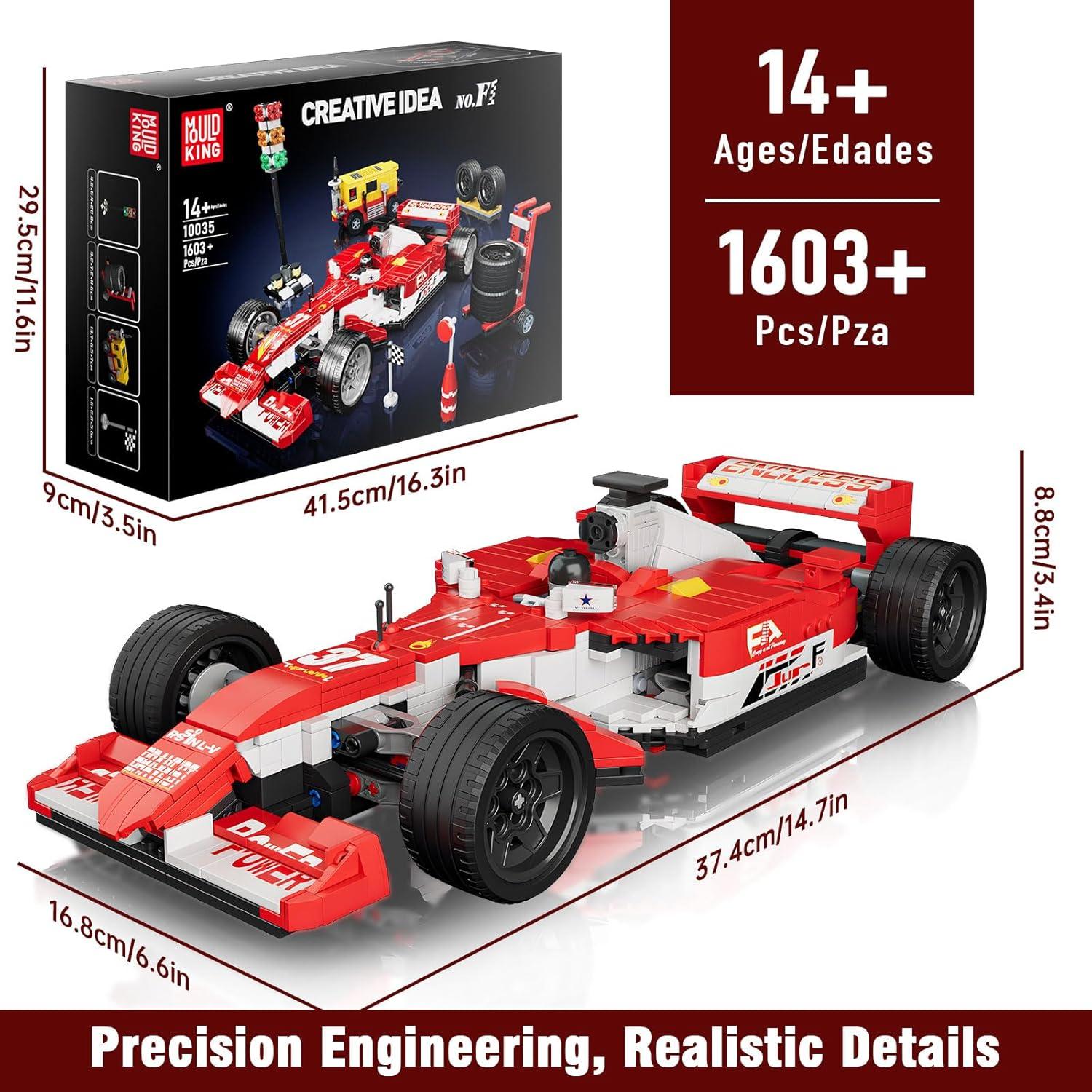 Mould King Set de Construcción F1 10035 1603 Piezas