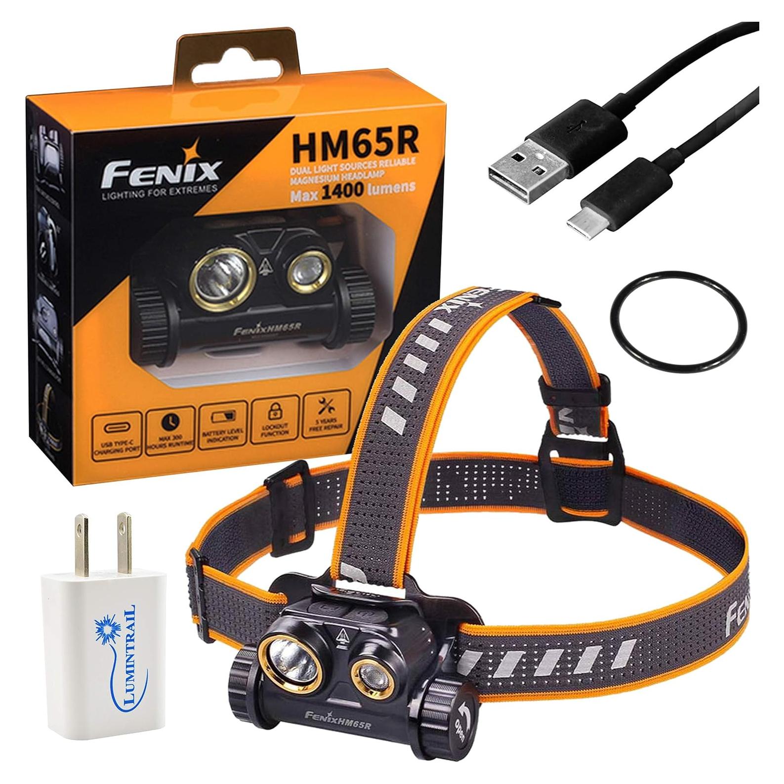 Linterna Frontal Fenix HM65R Recargable USB 1400 Lúmenes IP68