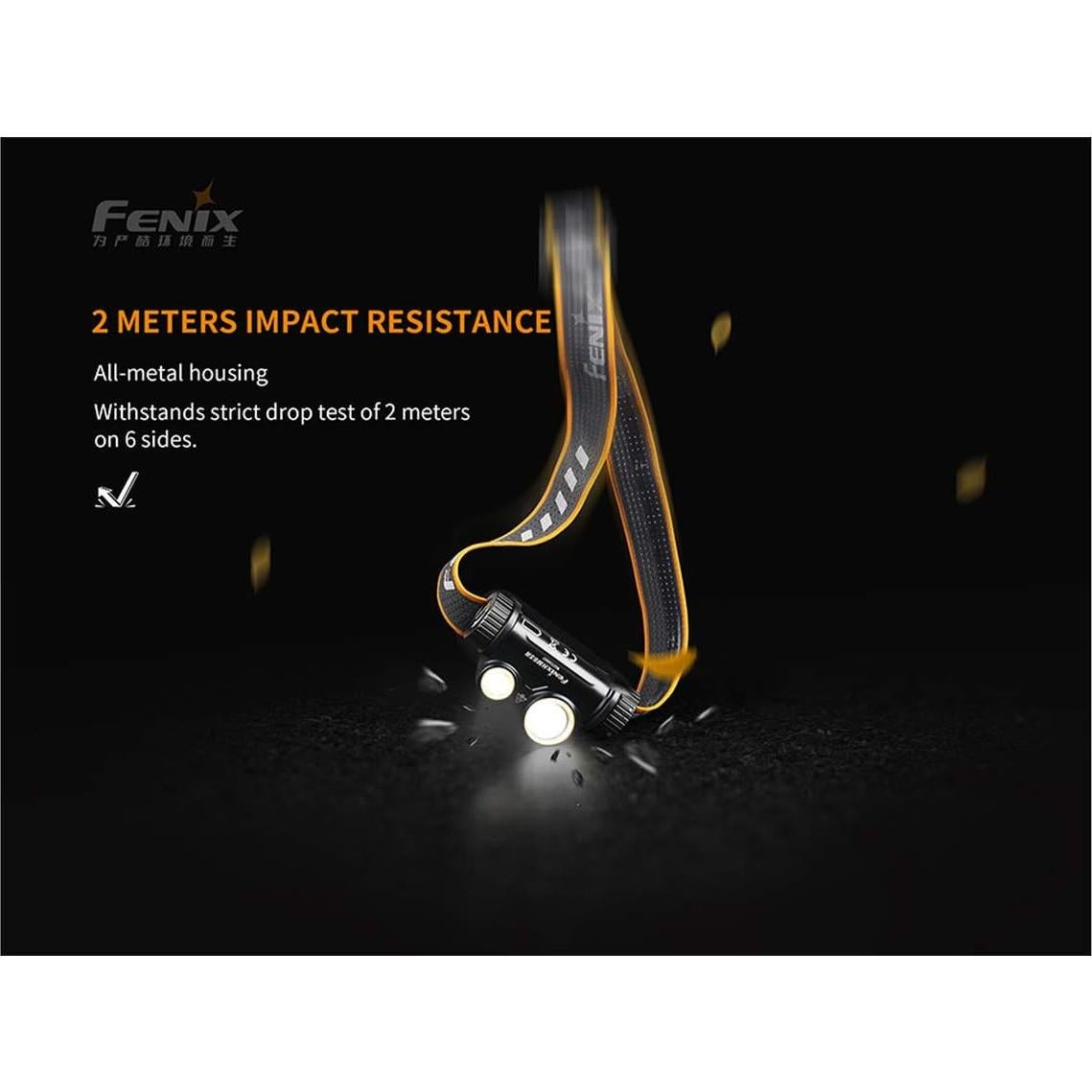 Linterna Frontal Fenix HM65R Recargable USB 1400 Lúmenes IP68