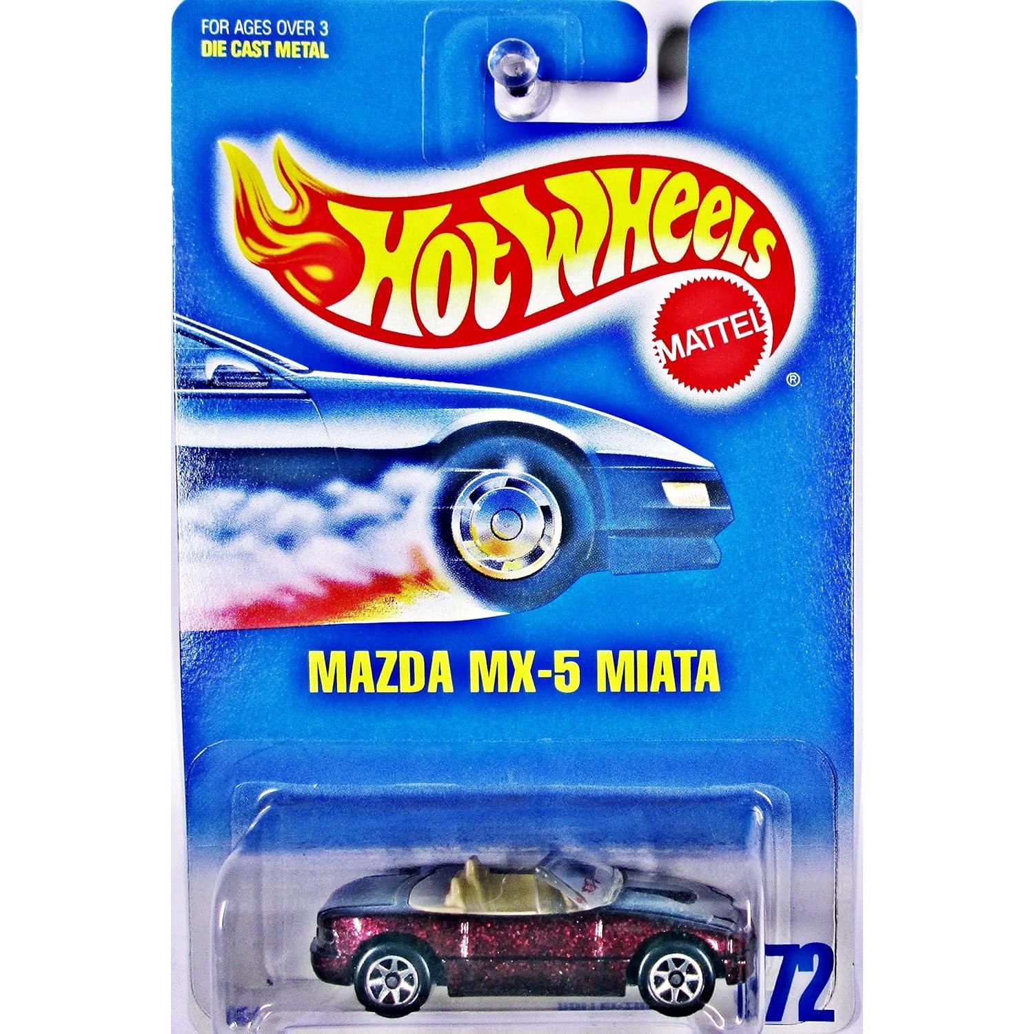 Hot Wheels Mattel Mazda MX-5 Miata 1:64 Coche Coleccionista