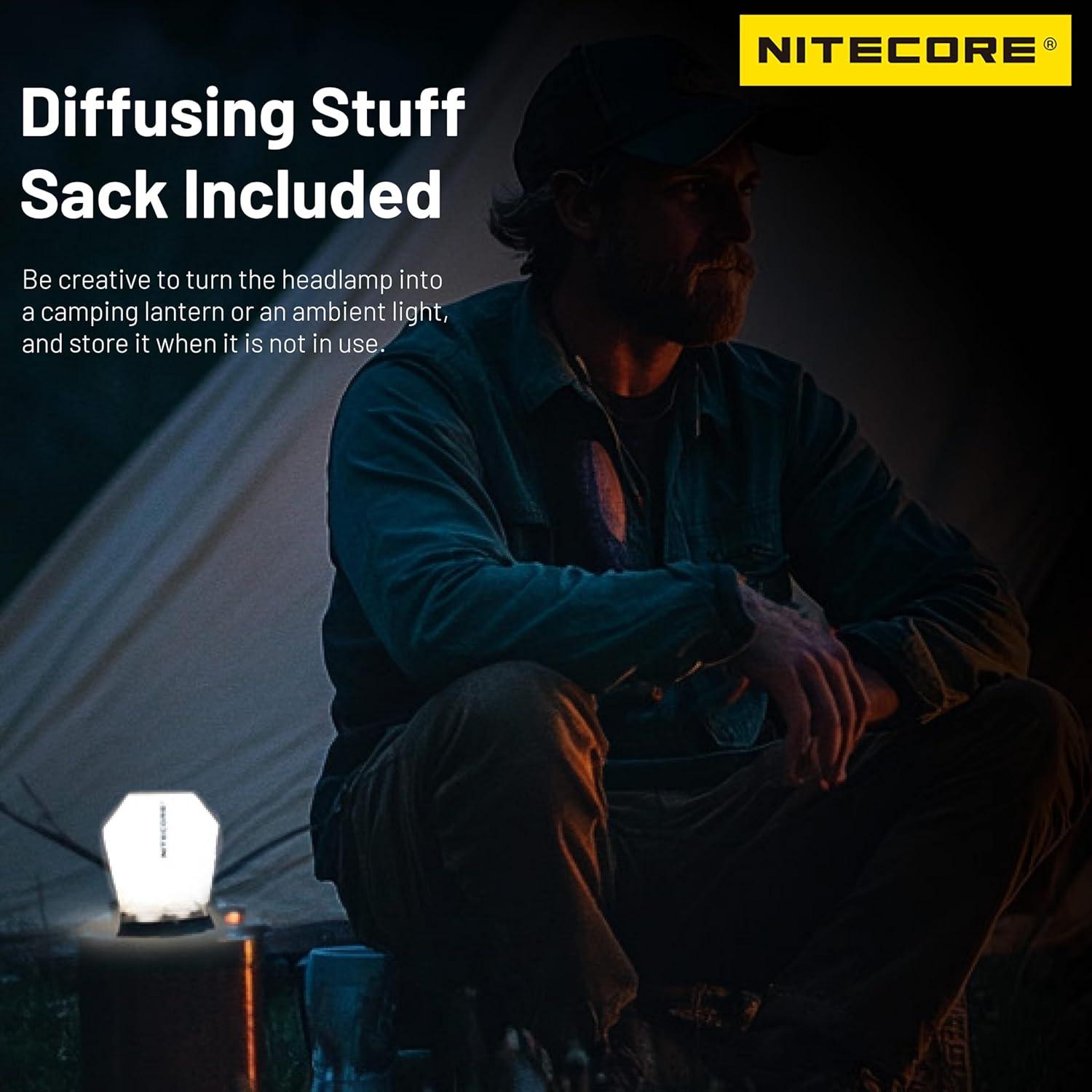 Linterna Frontal Nitecore HA23 UHE 600 Lúmenes IP68 Azul