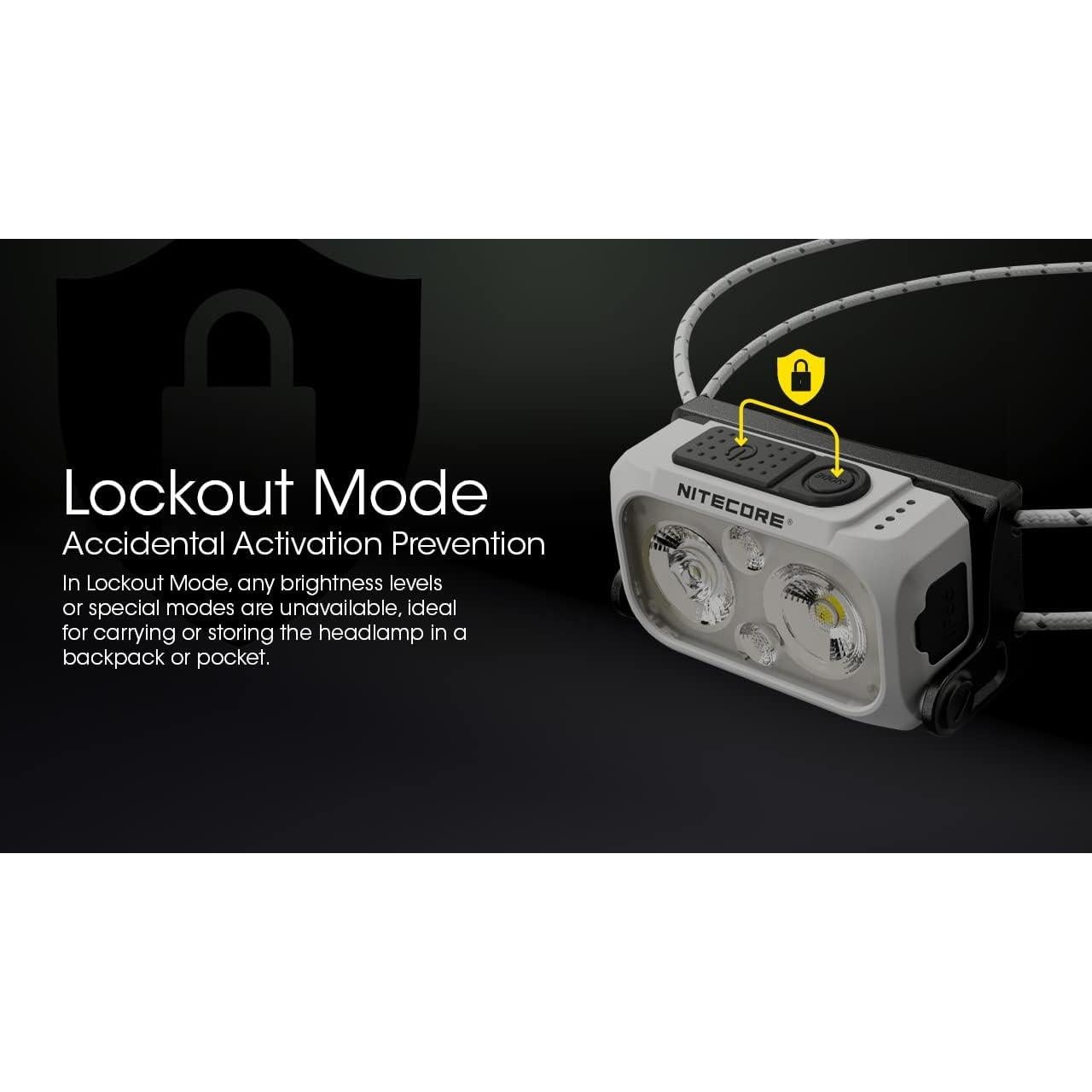 Nitecore NU21 Running Headlamp, 360 Lumen Ultralight USB-C Rechargeable with White and Red LEDs and a Sticker (Black)