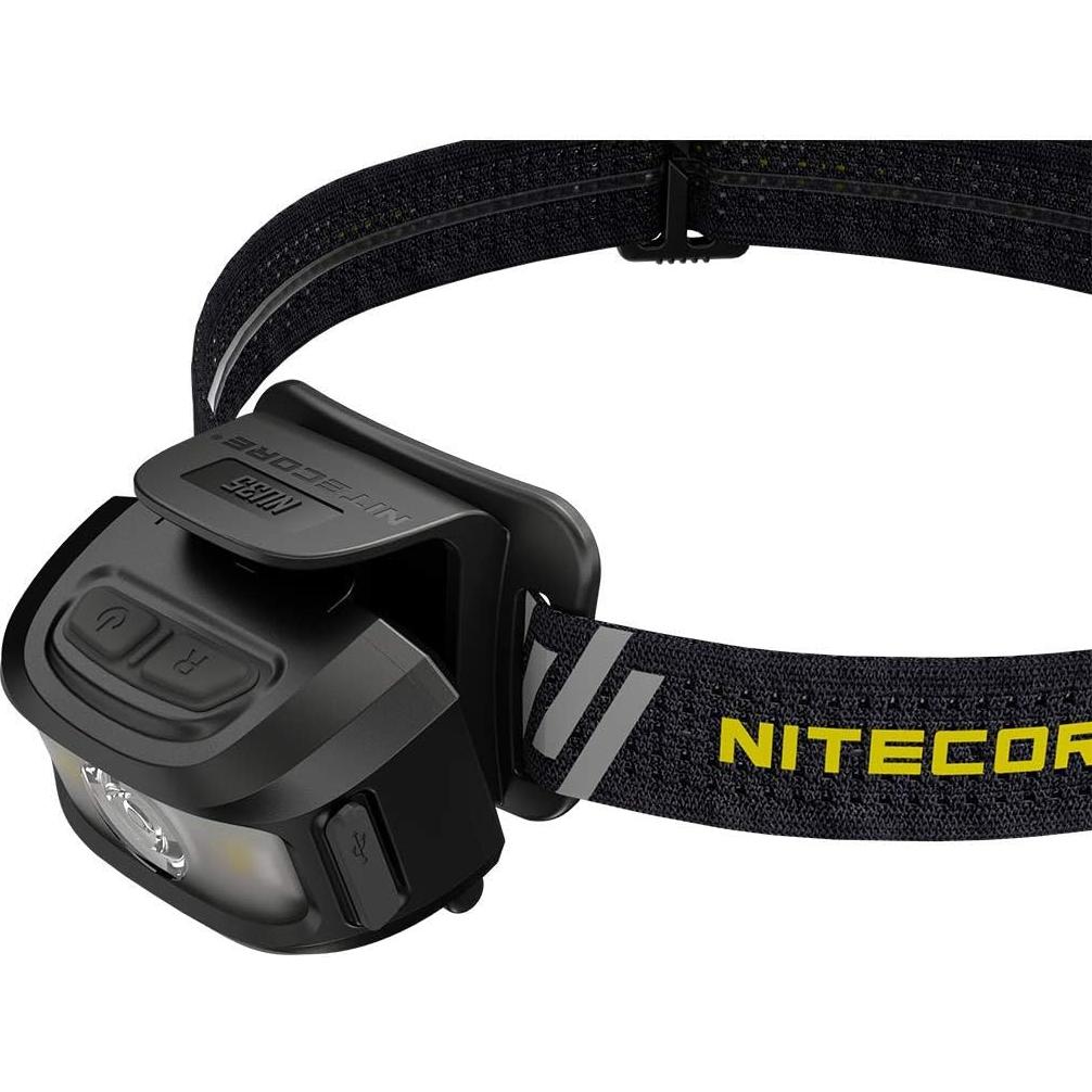 Linterna Frontal Nitecore NU35 Recargable USB, 170h Autonomía
