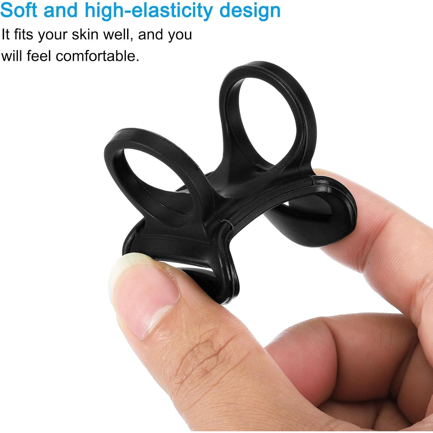 Soporte para Linterna PATIKIL 4 Pcs Silicona Alta Elasticidad