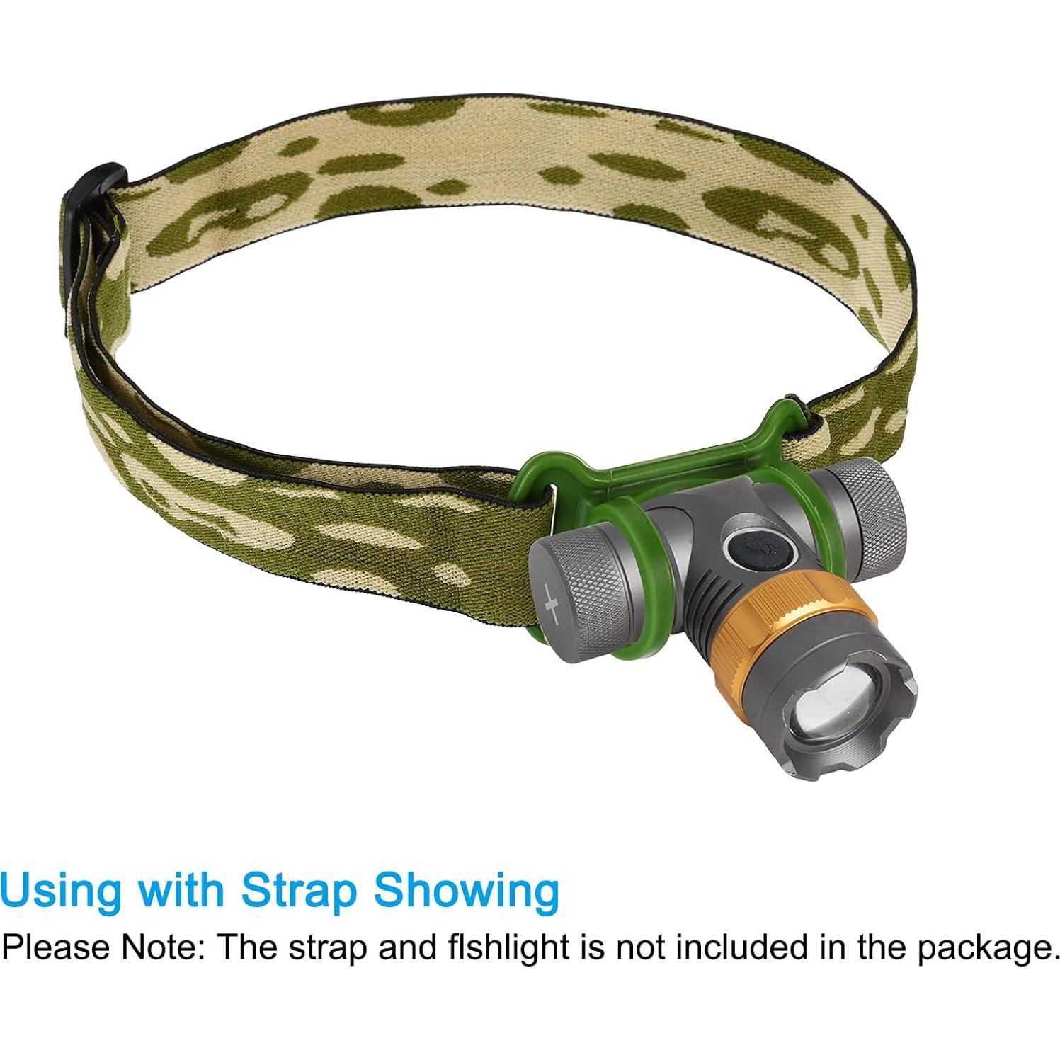 Soporte para Linterna PATIKIL 4 Pcs Silicona Alta Elasticidad