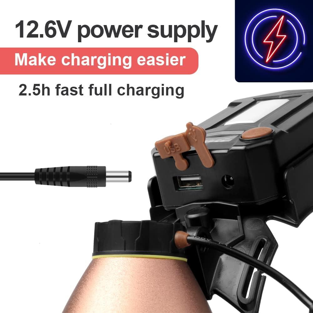 Linterna Frontal LED PINSAI G500 20W Recargable Impermeable