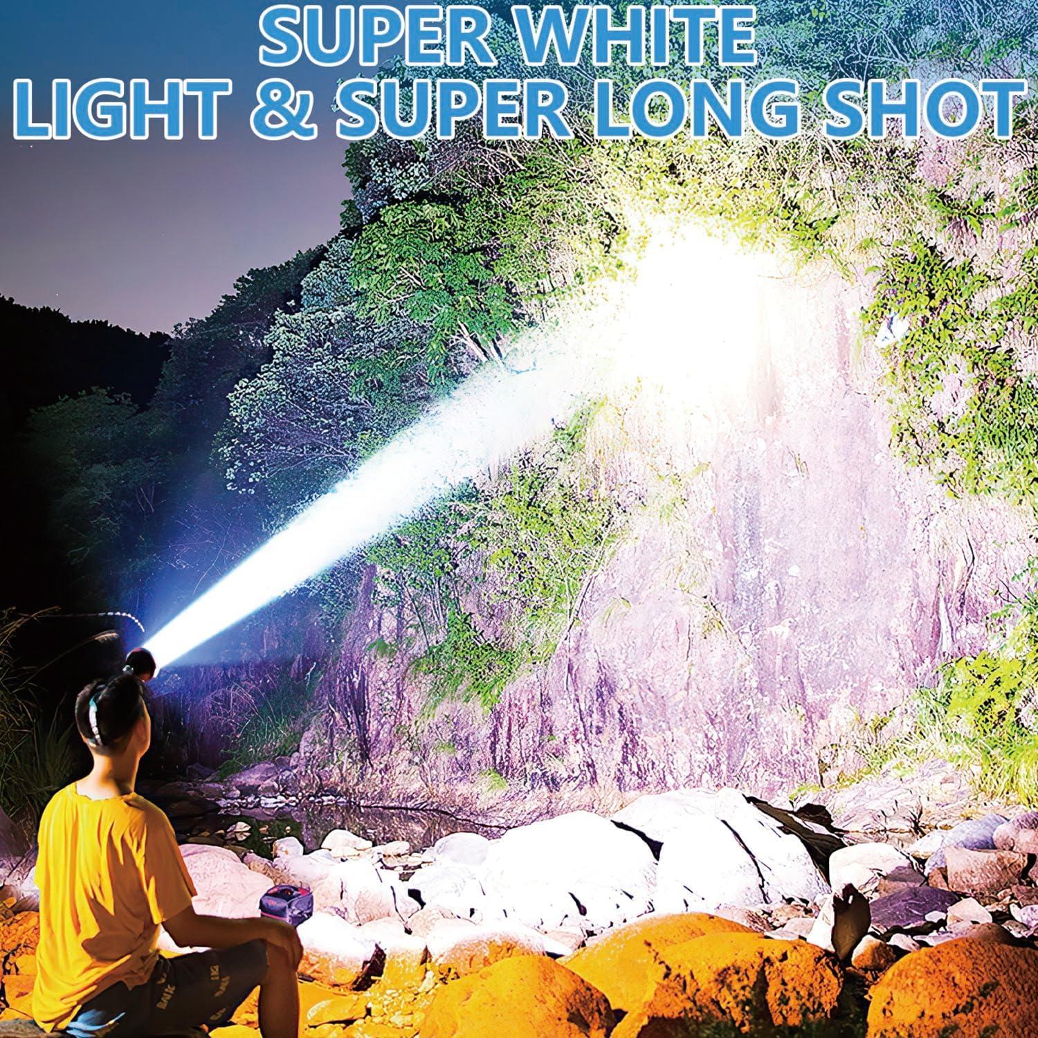 Linterna Frontal LED Recargable TPTAL 1200mAh Impermeable