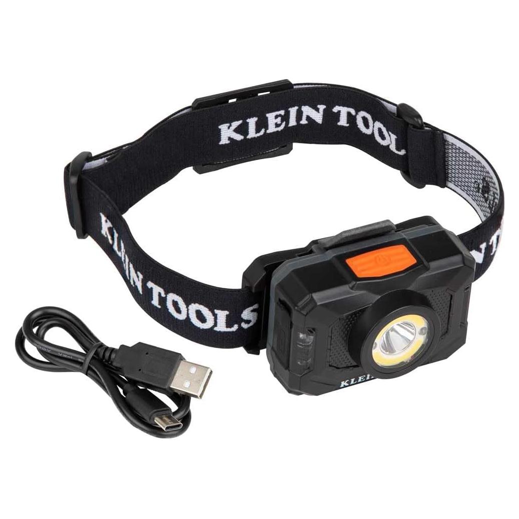 Linterna Frontal Recargable Klein Tools 800 Lúmenes LED