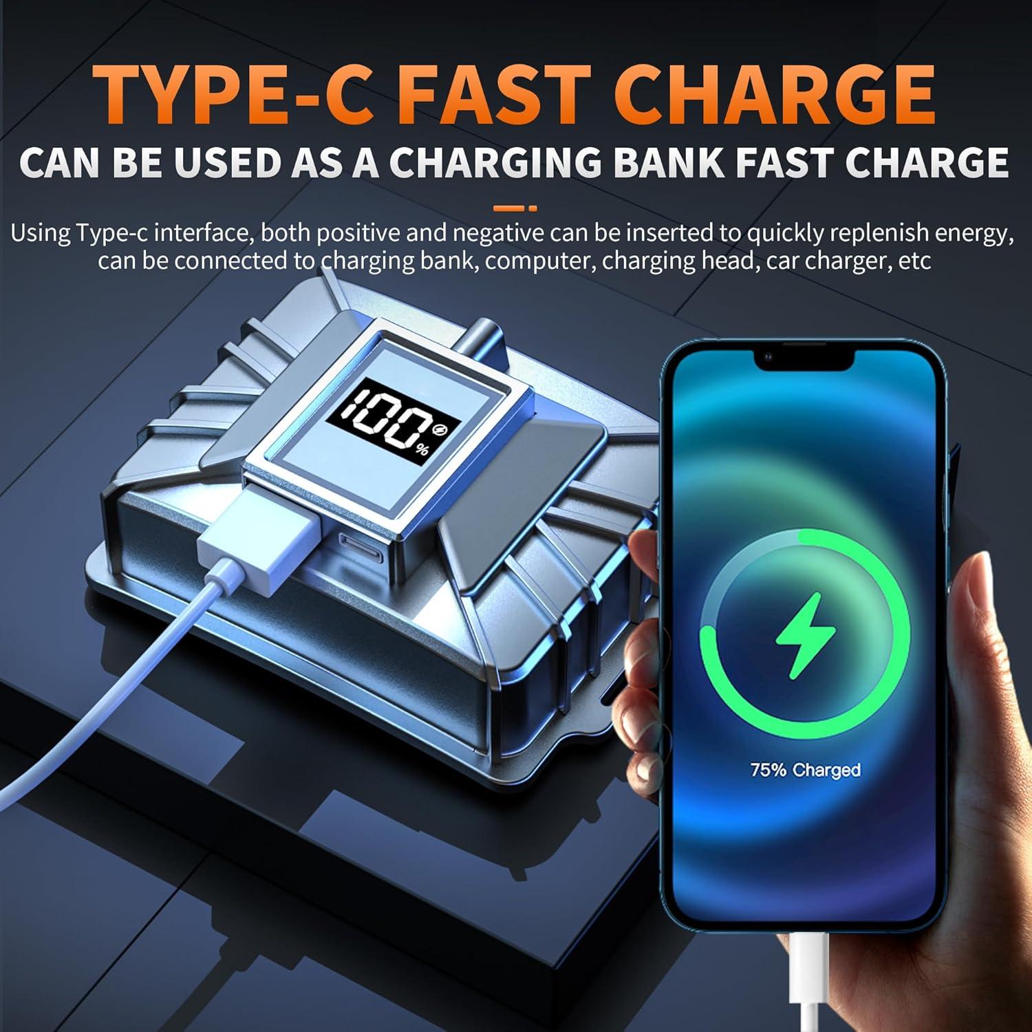 Linterna Frontal LED Recargable PINSAI P200 Impermeable 6000mAh