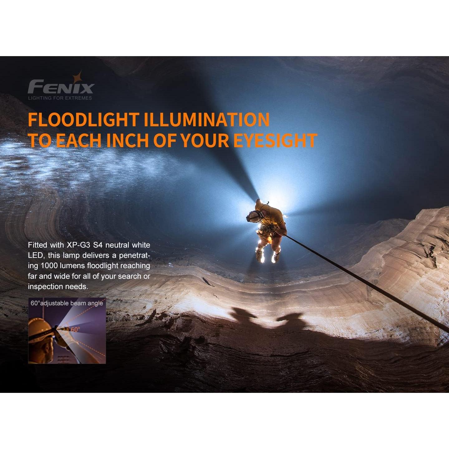 HP30R V2 3000 Lumen USB-C Rechargeable LED Headlamp, 2 X Rechargeable Batteries with EdisonBright USB Charging Adapter Bundle