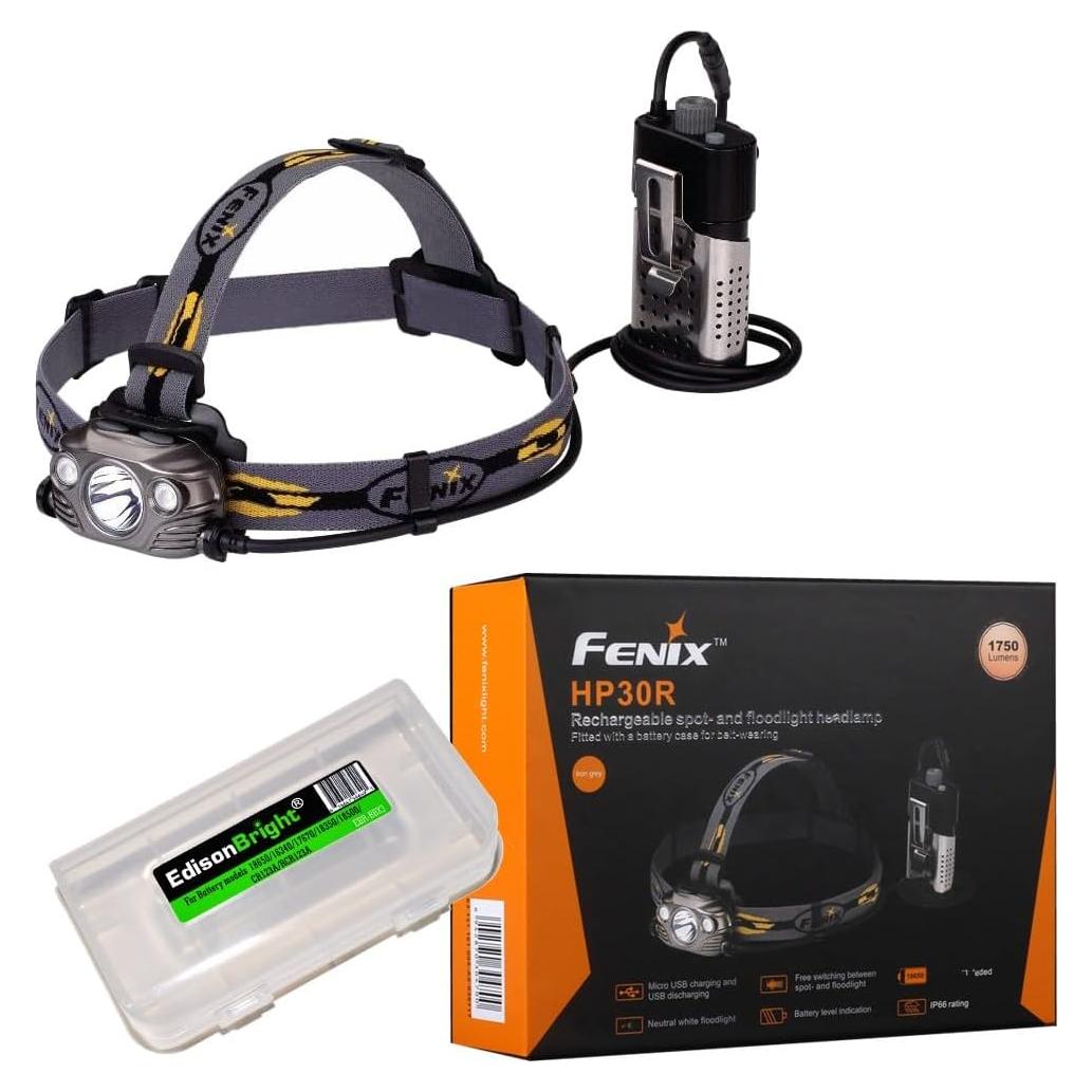 Linterna Frontal Fenix HP30R 1750 Lúmenes LED Recargable
