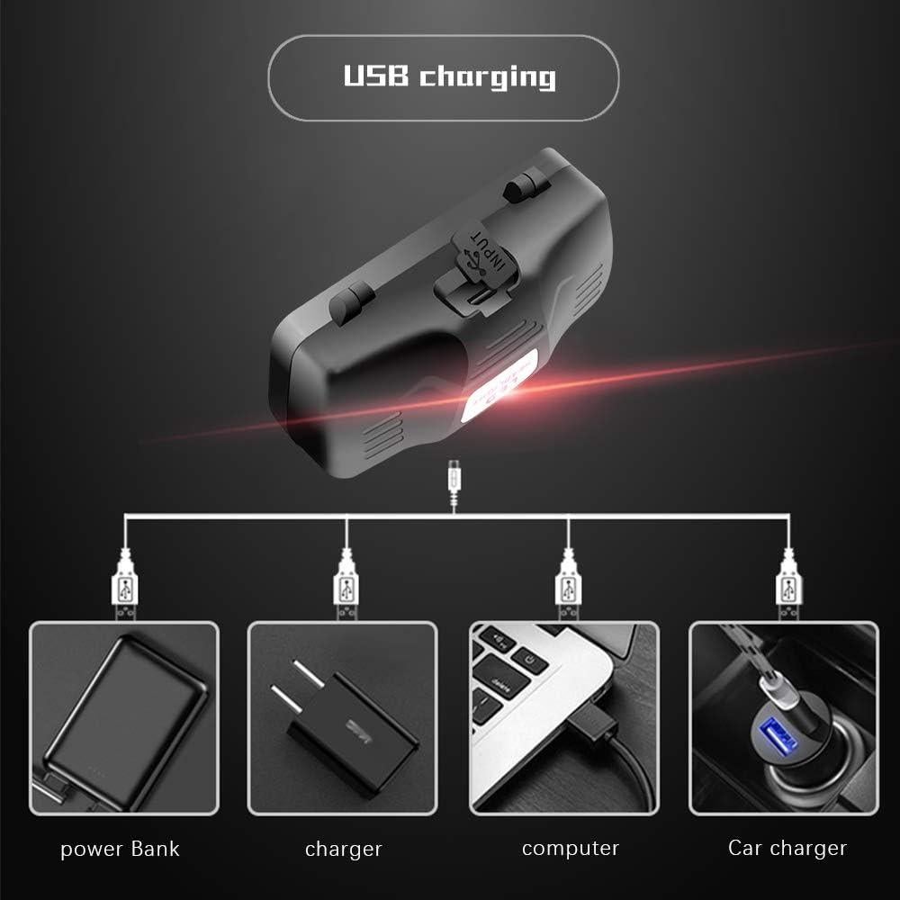 Linterna Frontal Roja WindFire HP_RD1 Recargable 600 Lúmenes