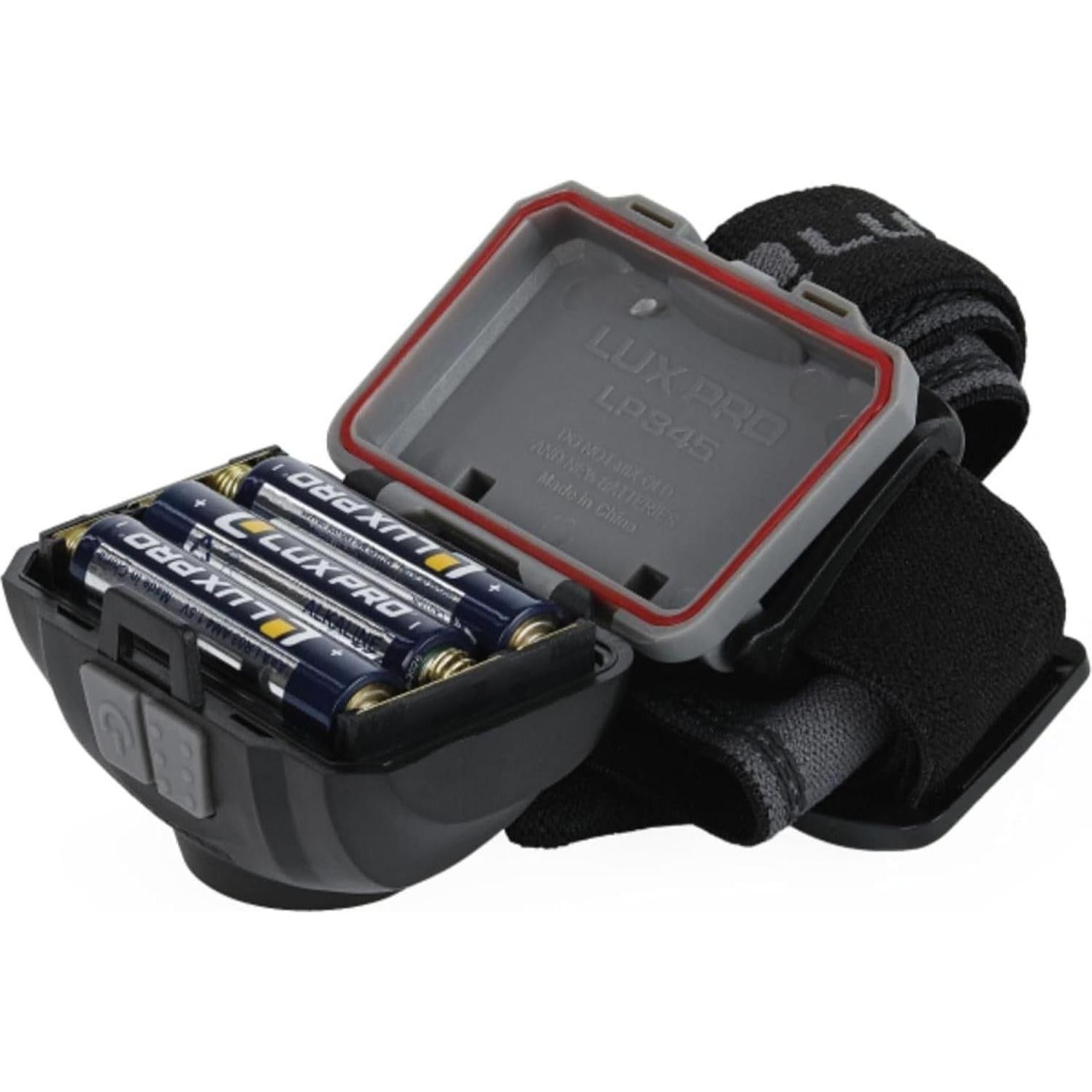 Linterna Frontal LED LUXPRO LP345V2 300 Lúmenes IPX4 2 Paquete