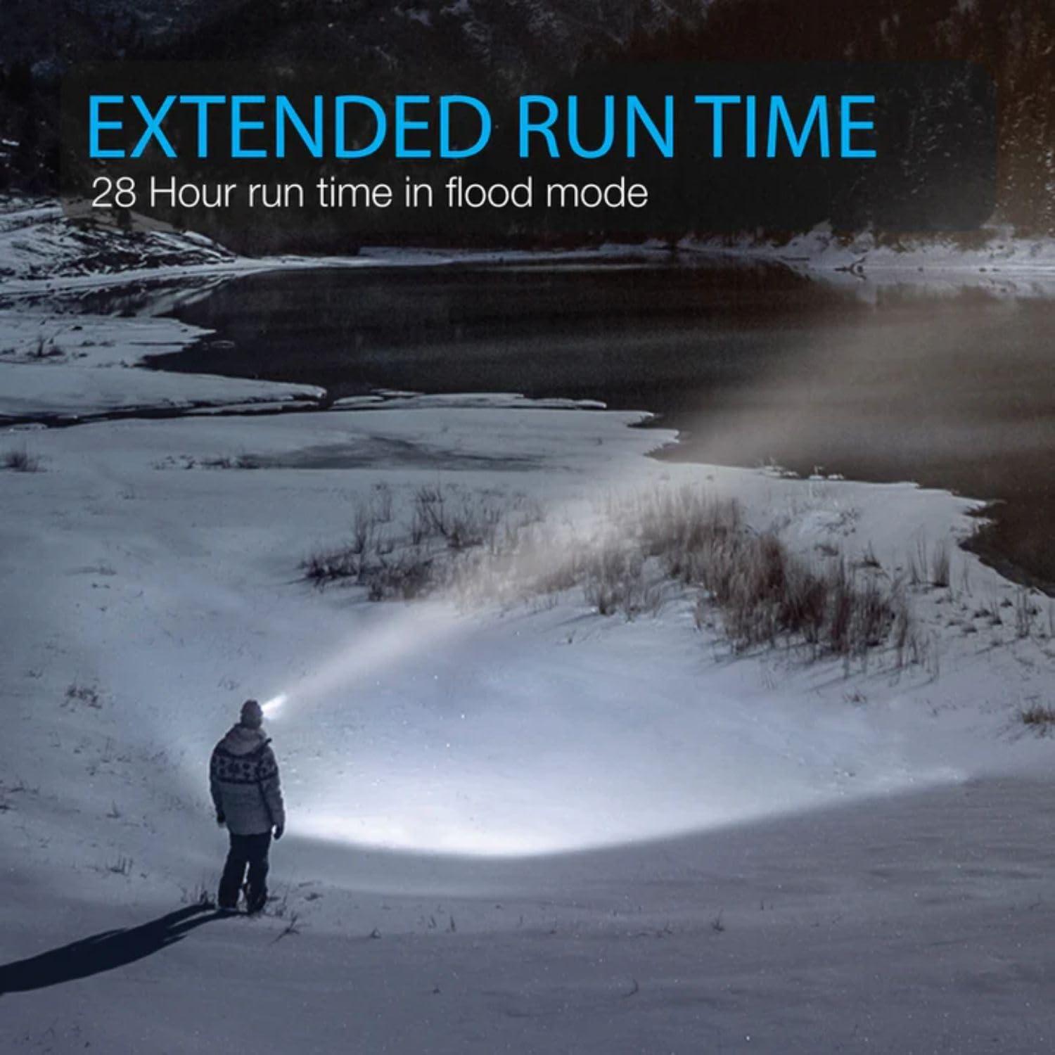 Linterna Frontal LED LUXPRO LP345V2 300 Lúmenes IPX4 2 Paquete