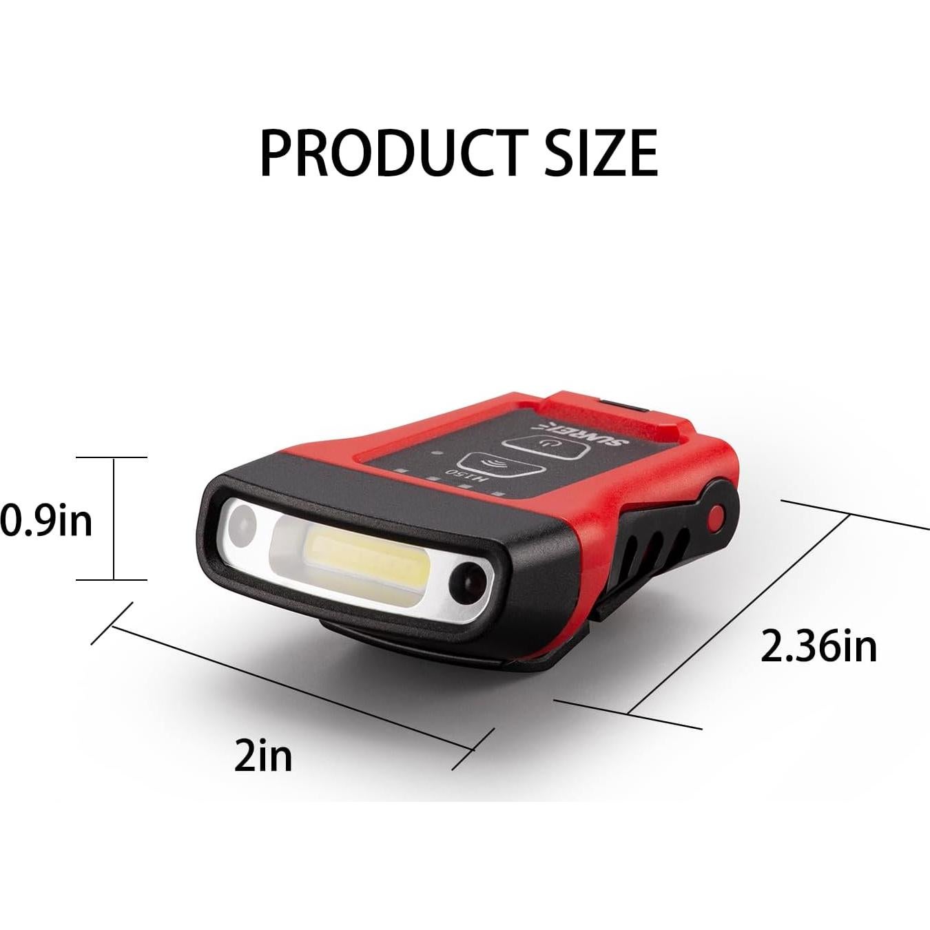 Linterna LED recargable SUNREI H150 con sensor de movimiento