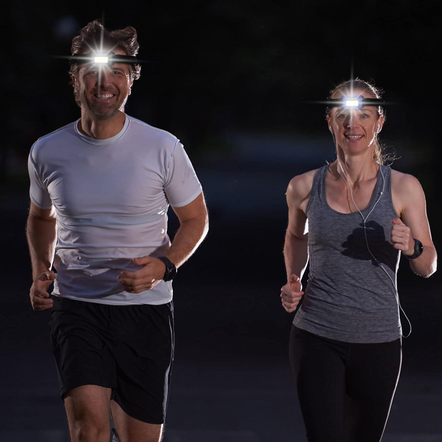 30 Linternas Frontales LED Macarrie con 90 Baterías AAA