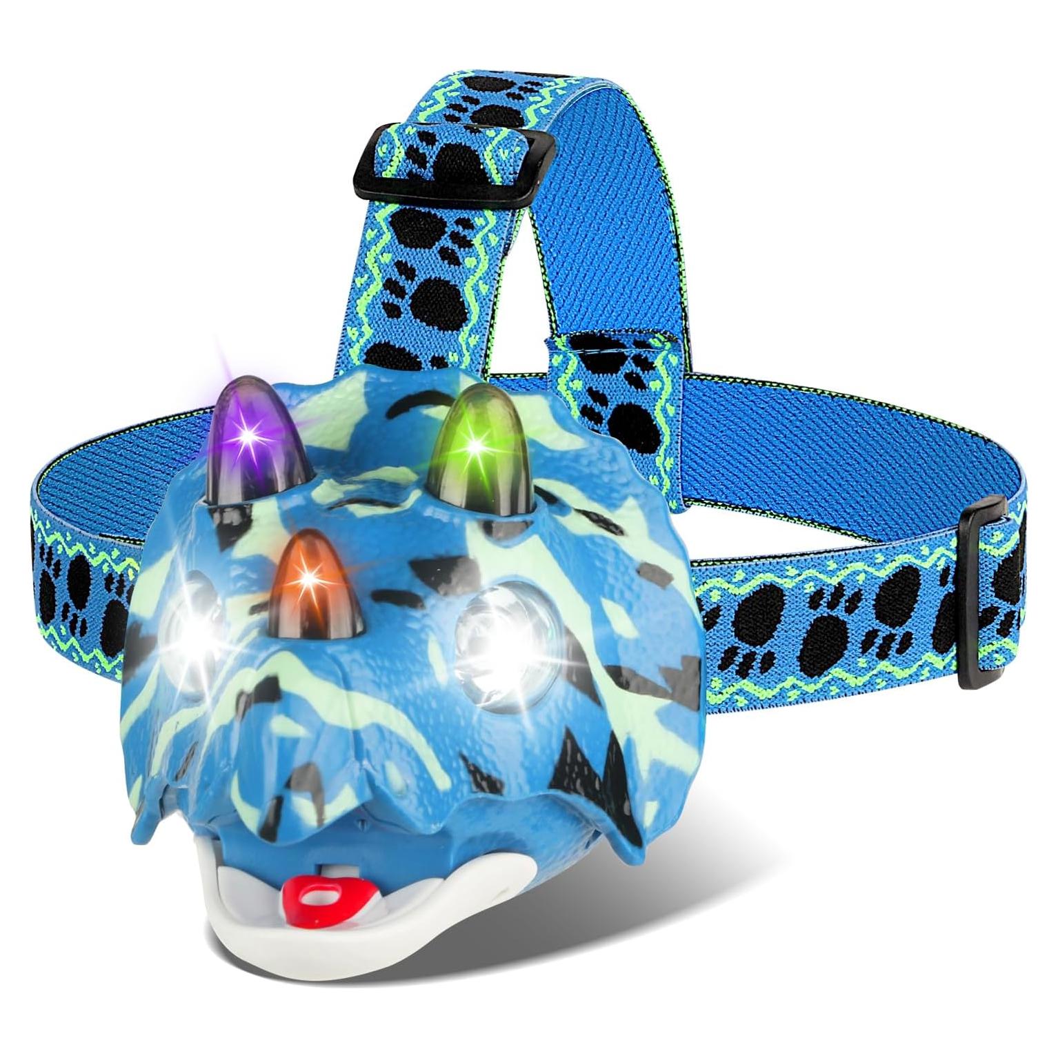 Linterna LED Triceratops TIGTECGAME para Niños 4 Modos
