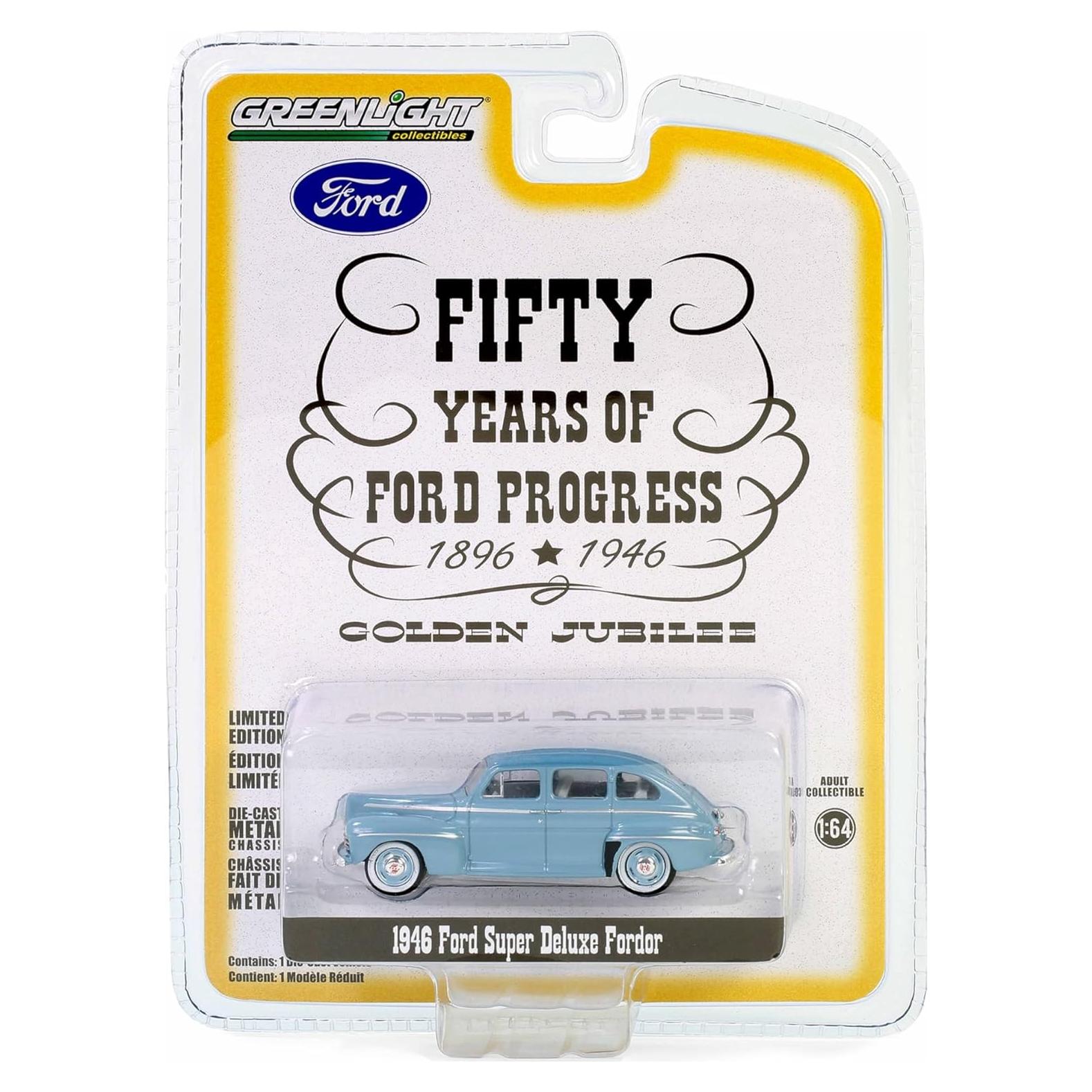 Coche Diecast 1946 Super Deluxe Azul Claro Greenlight 1/64