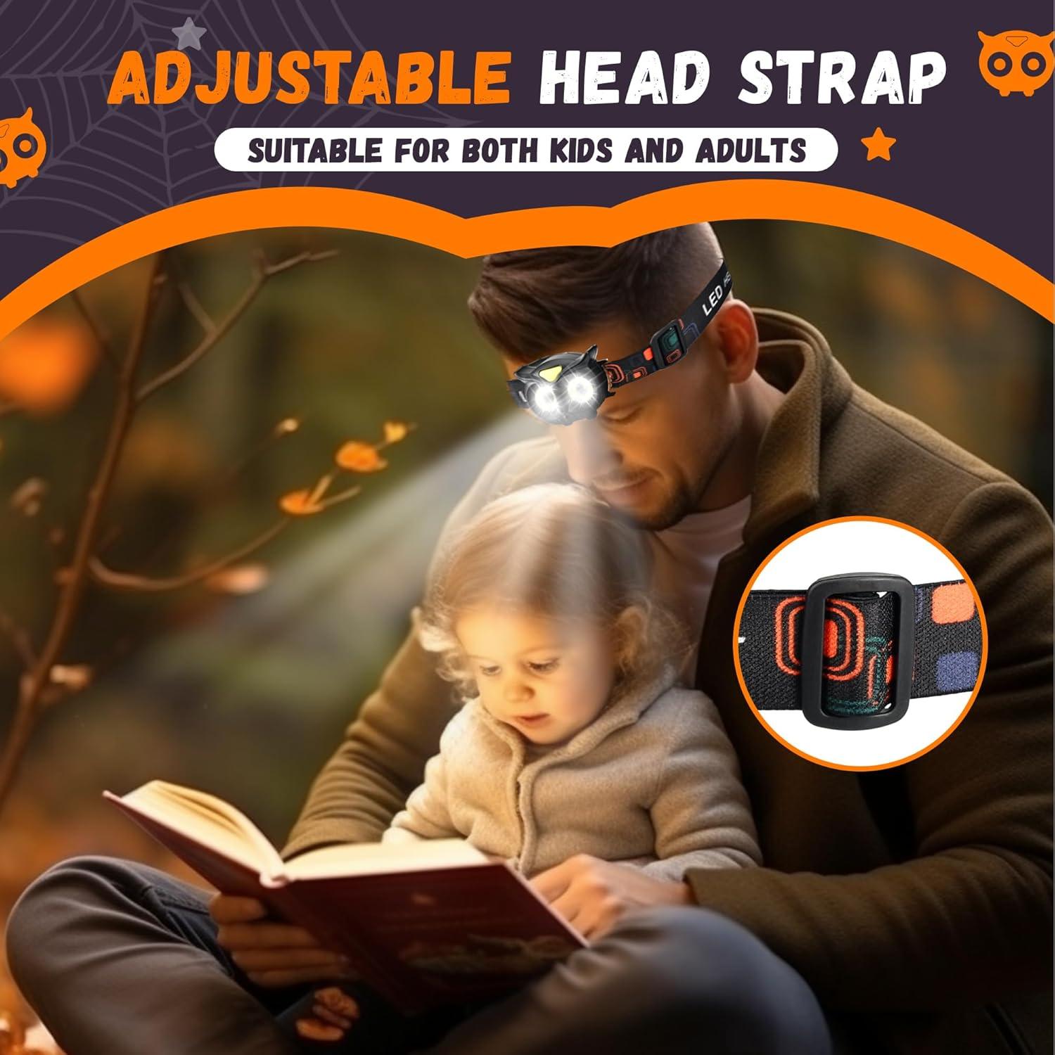 Paquete de 2 Linternas LED PINSAI para Niños y Adultos