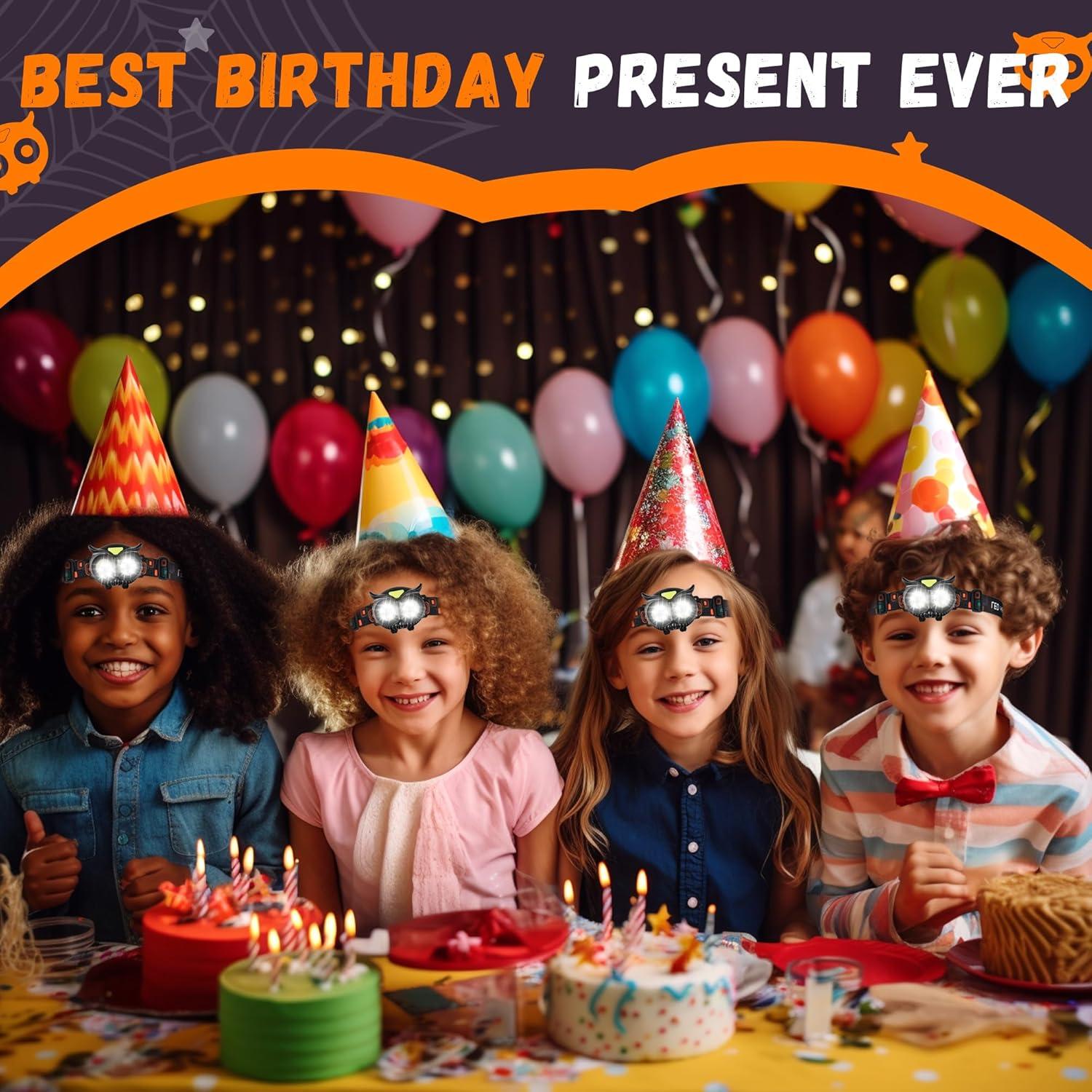 Paquete de 2 Linternas LED PINSAI para Niños y Adultos