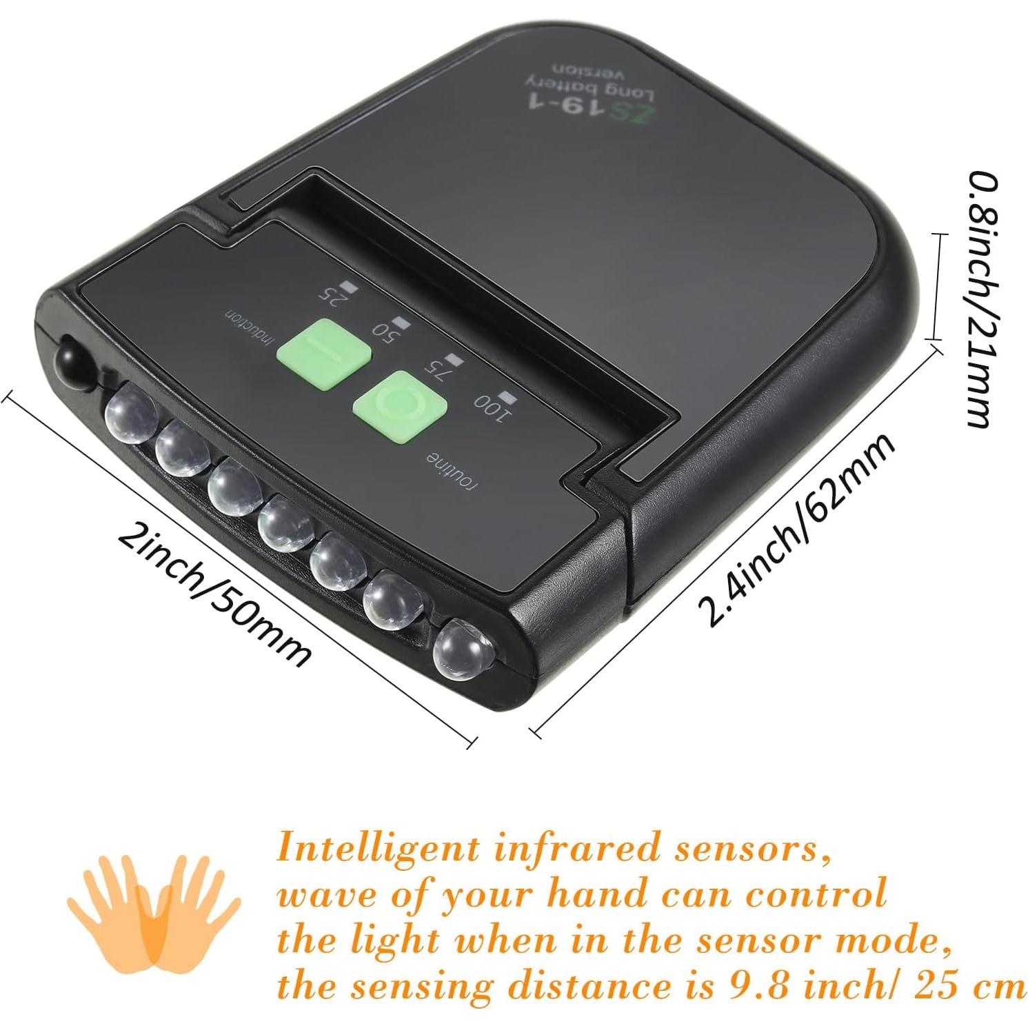 Linterna LED a Clip Mudder Recargable 2 Piezas Impermeable