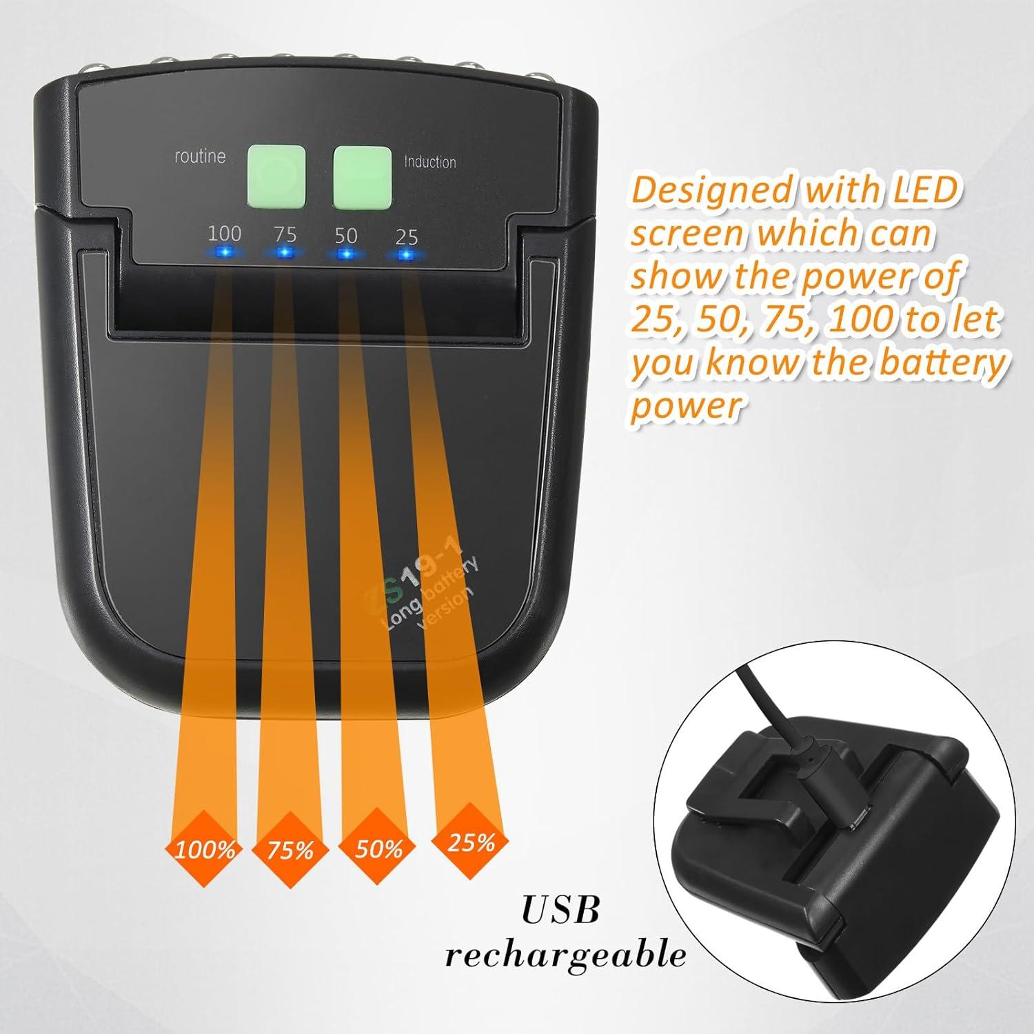 Linterna LED a Clip Mudder Recargable 2 Piezas Impermeable