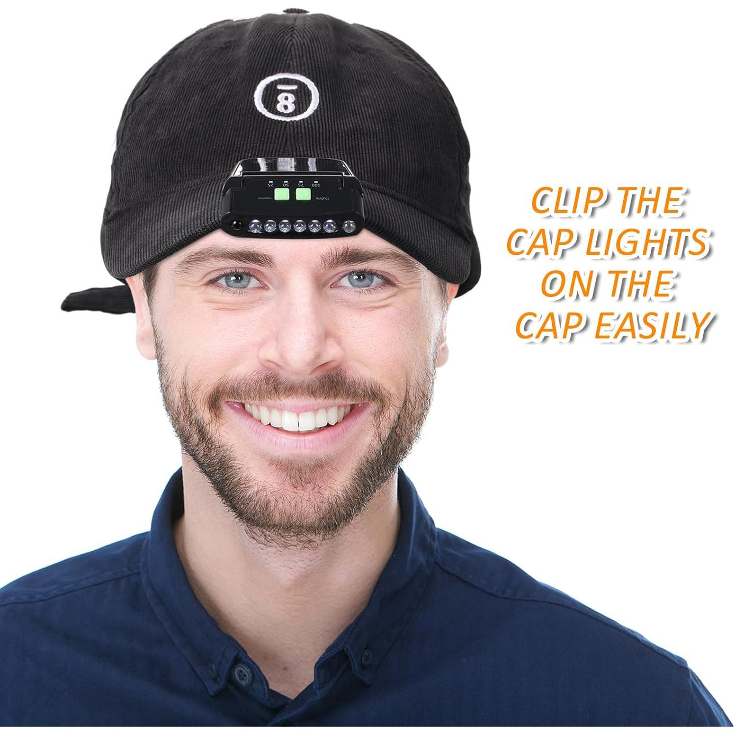 Linterna LED a Clip Mudder Recargable 2 Piezas Impermeable