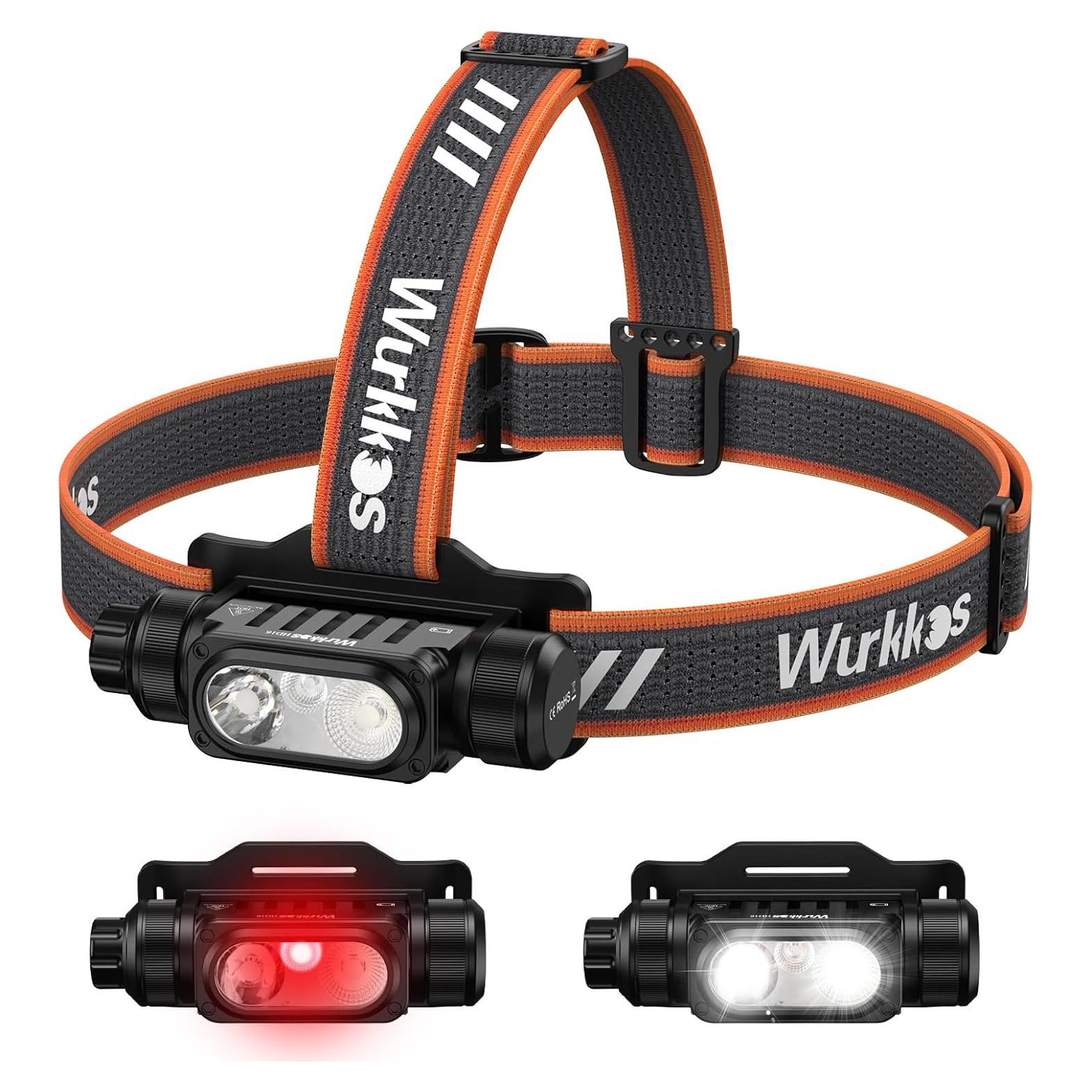 Linterna Frontal Recargable Wurkkos HD16 2500 Lúmenes IP66