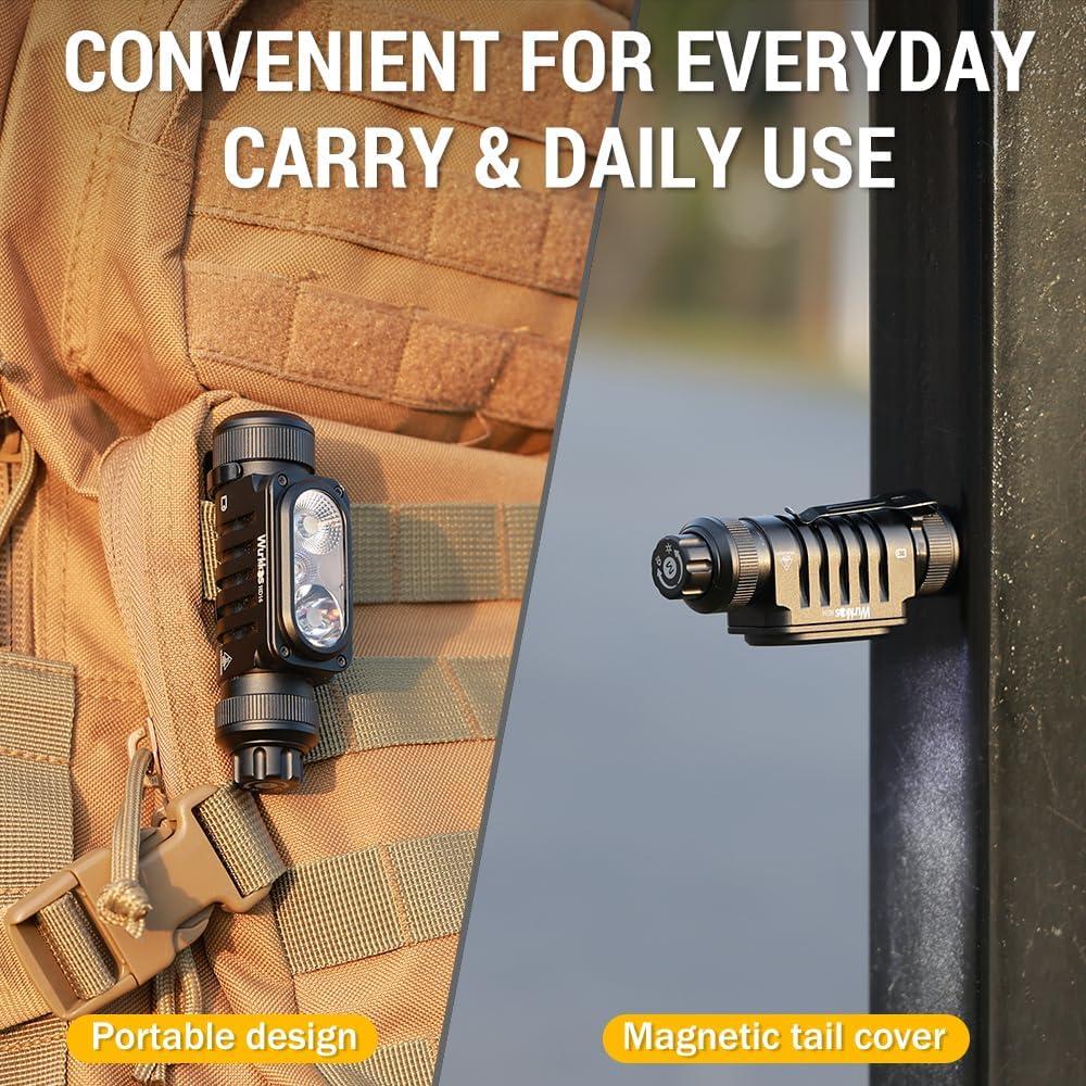 Linterna Frontal Recargable Wurkkos HD16 2500 Lúmenes IP66