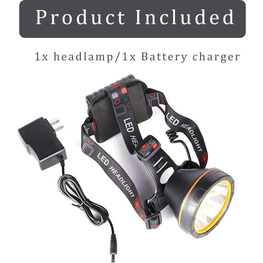 Linterna Frontal LED Yongkist 7801 Recargable Impermeable