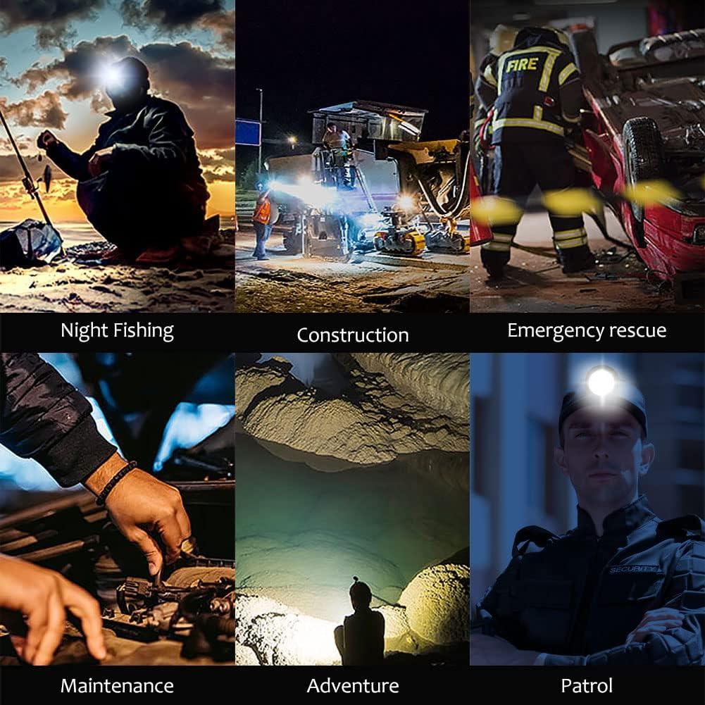 Linterna Frontal LED Yongkist 7801 Recargable Impermeable