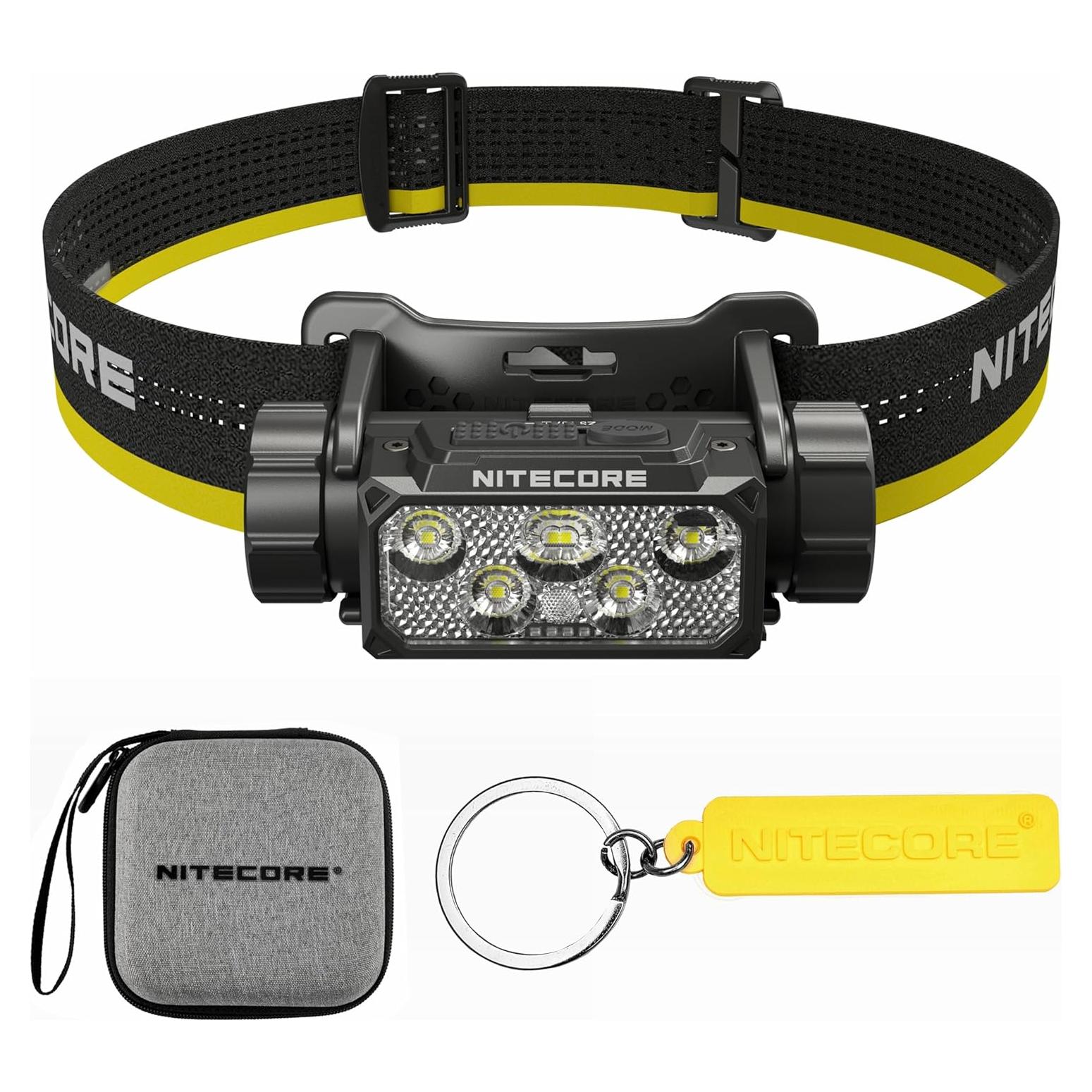 Linterna Frontal Nitecore HC70 UHE 1600 Lúmenes Recargable USB-C