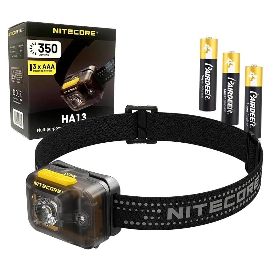 Linterna Frontal NITECORE HA13 LED 350 Lúmenes AAA