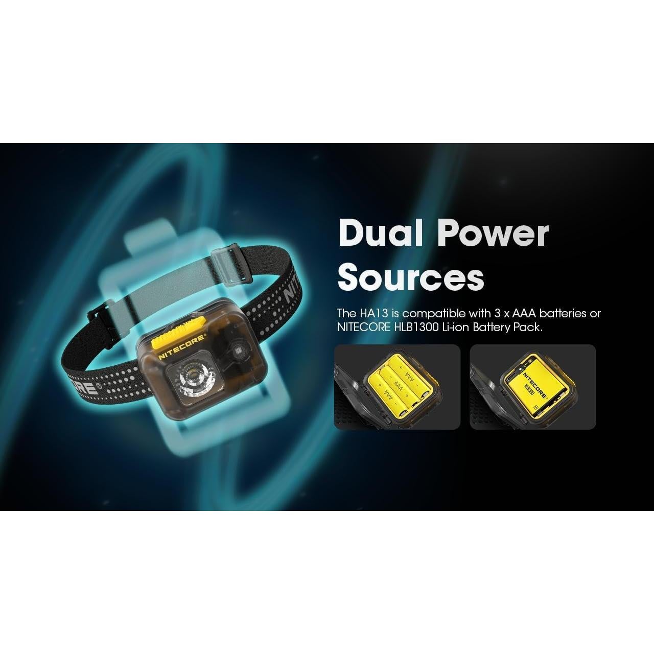 Linterna Frontal NITECORE HA13 LED 350 Lúmenes AAA