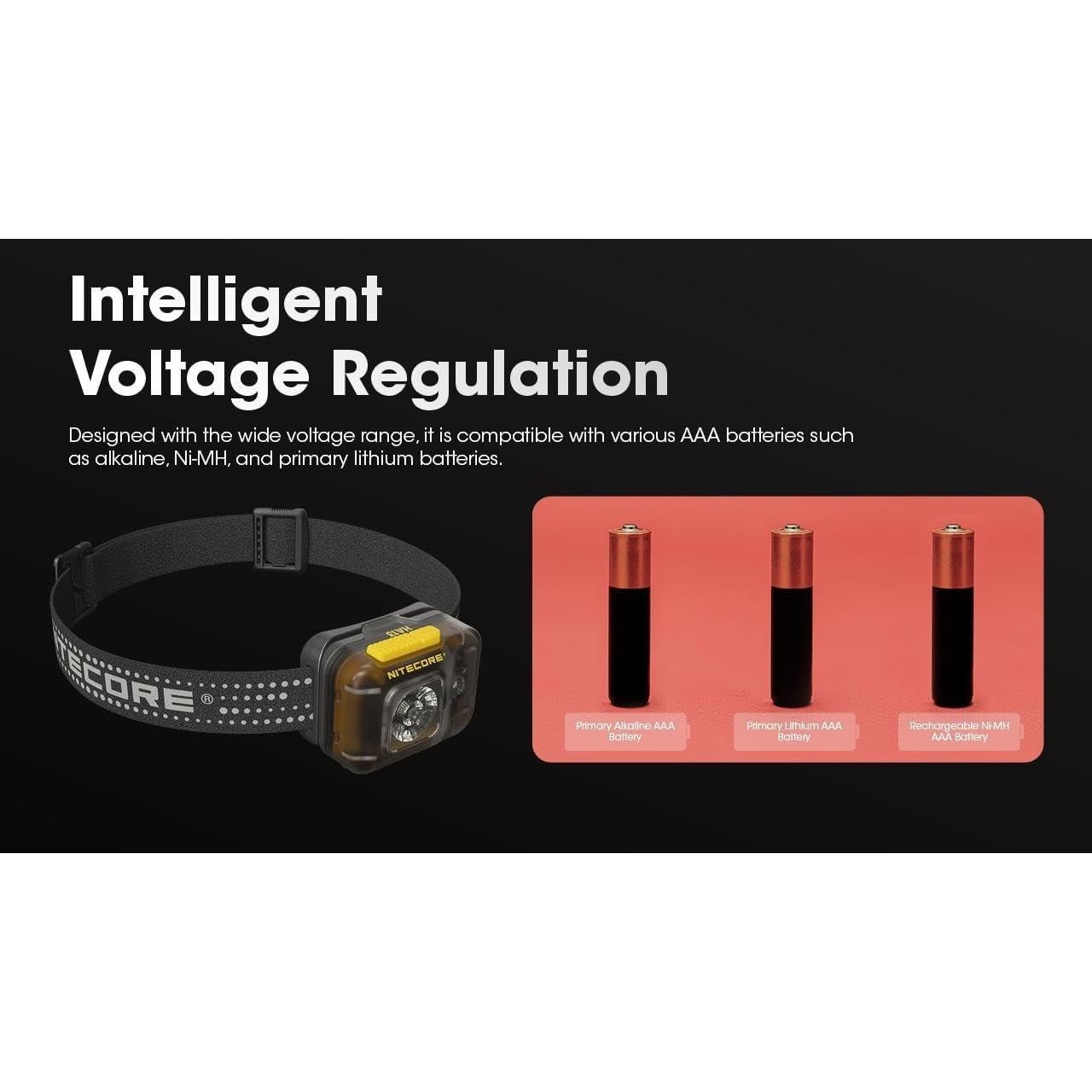 Linterna Frontal NITECORE HA13 LED 350 Lúmenes AAA