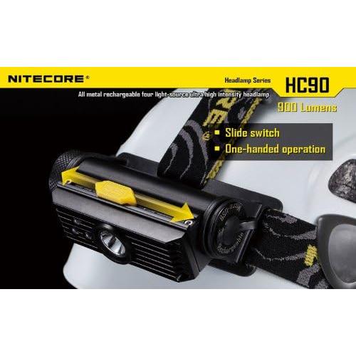 Linterna Frontal Nitecore HC90 Recargable 900 Lúmenes LED