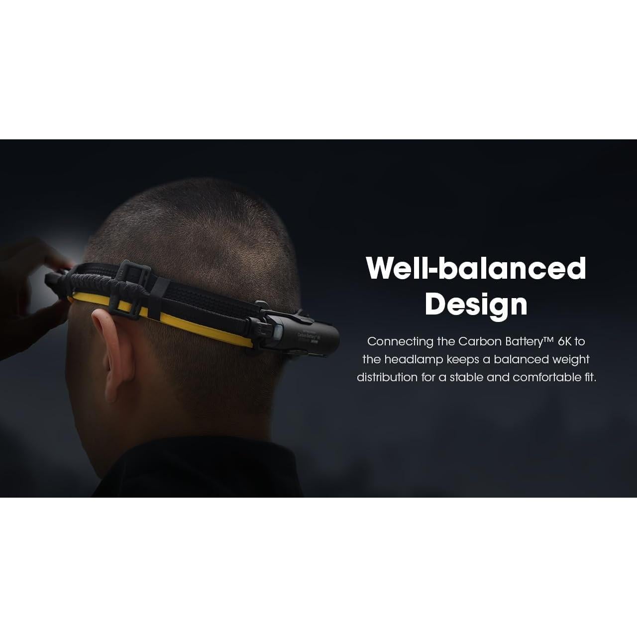 Linterna Frontal Nitecore HC60 UHE 1600 Lúmenes Recargable USB-C