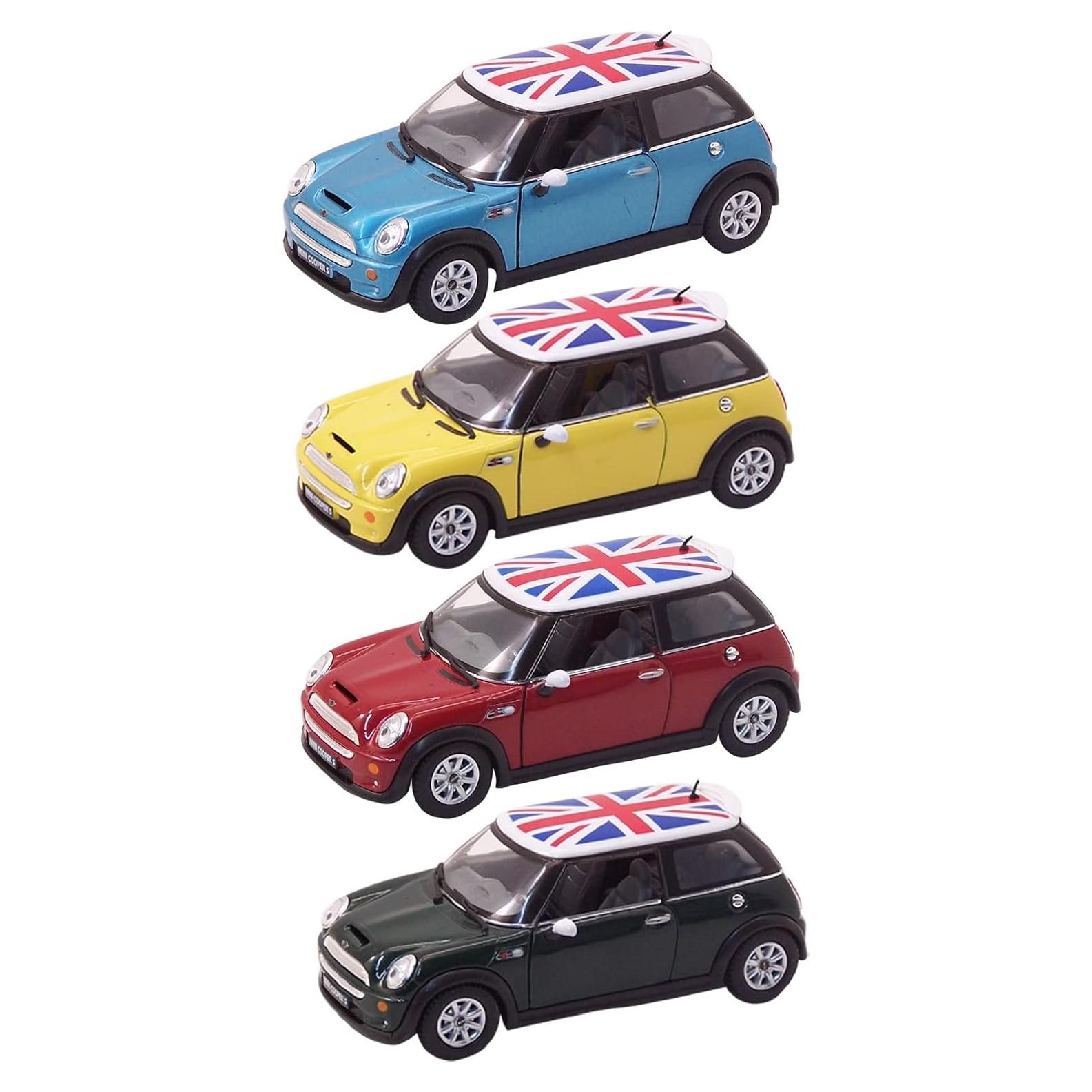 Mini Cooper S Kinsmart 1:28 Metal Fundido Detalle Premium
